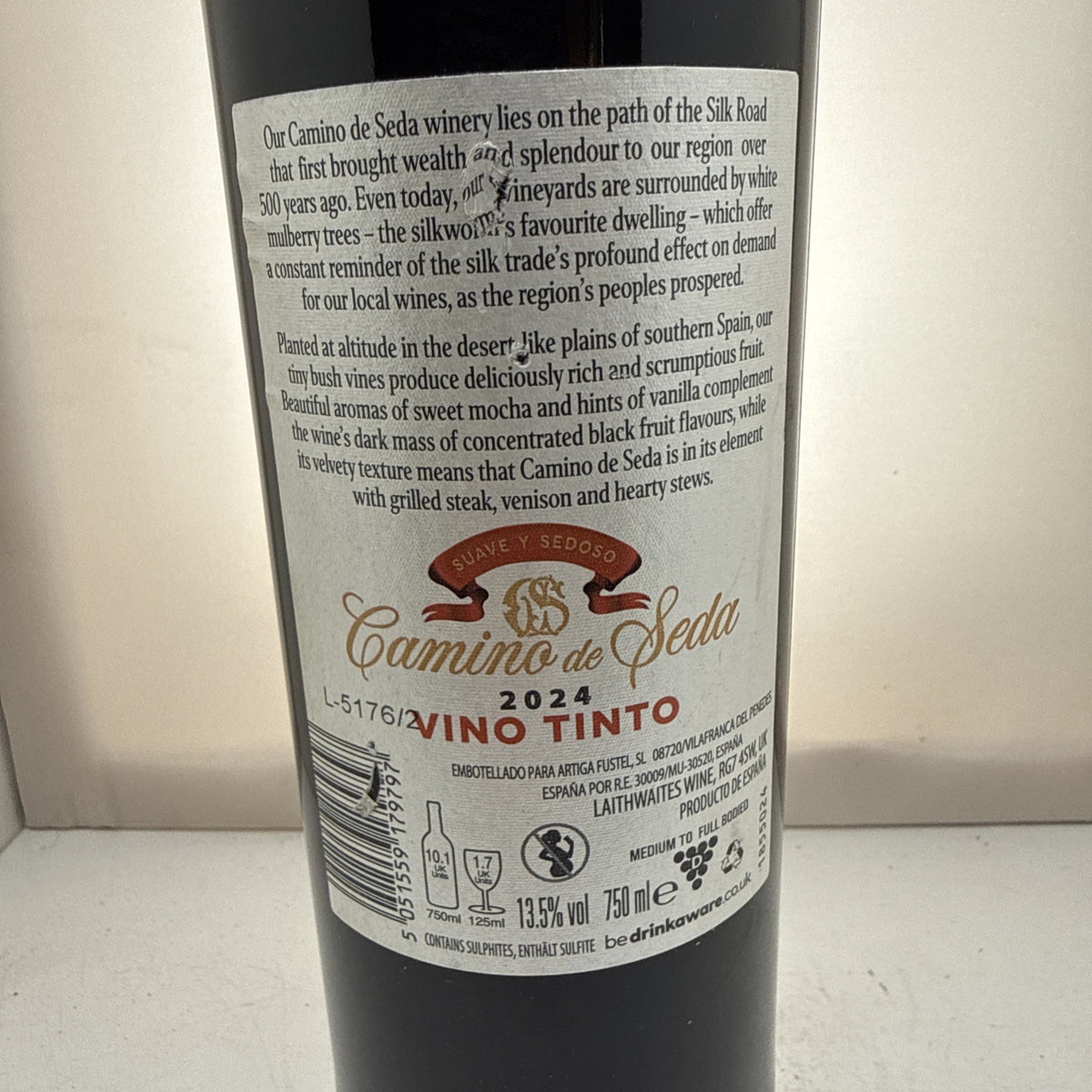 Camino de Seda Seleccion Especial — Spanish Red Wine — Smooth — Ready Now