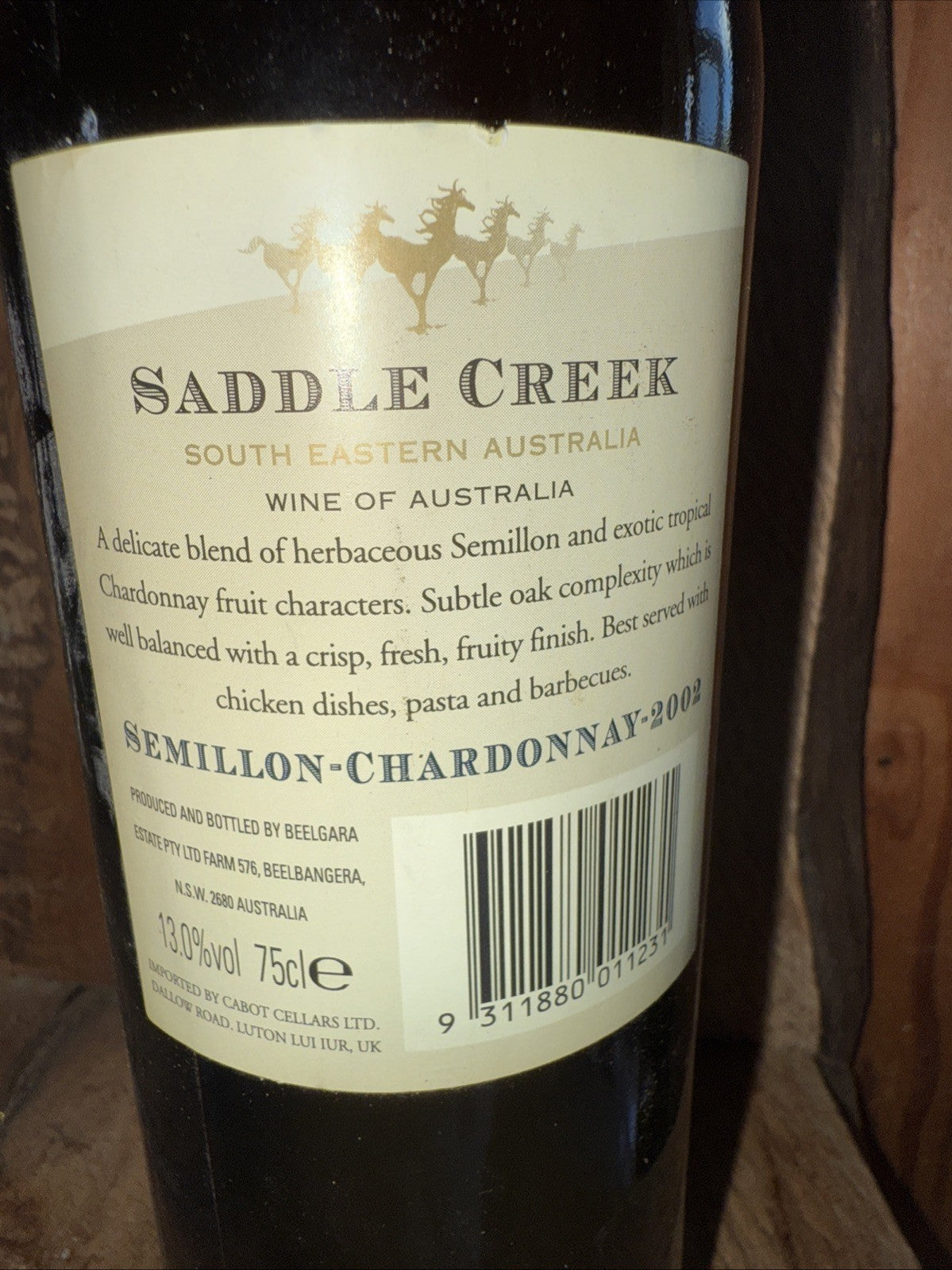 Shadow Creek Semillon Chardonnay 2002
