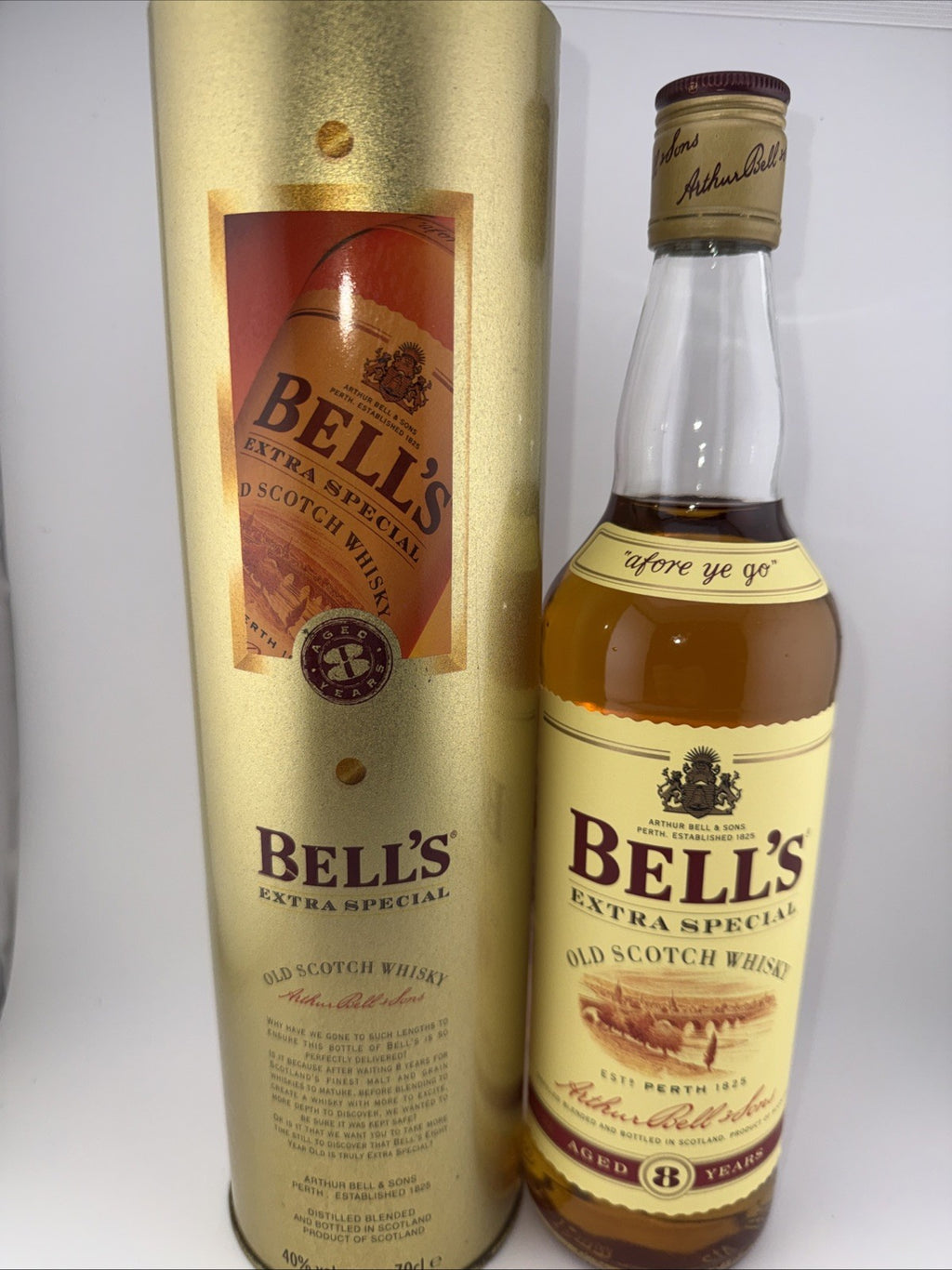 Bells Old Scotch Whisky  Bottled 1988-93 vintage matured 75cl Tin Box