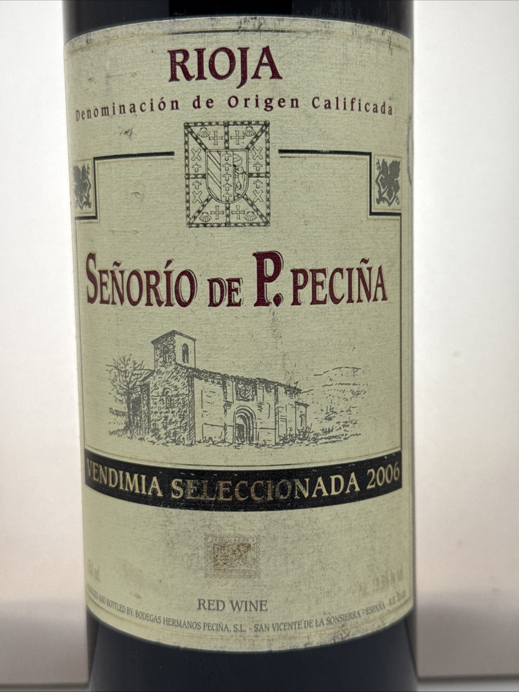 Señorío de P. Peciña Vendimia Seleccionada 2006 — Rioja DOCa — 75cl