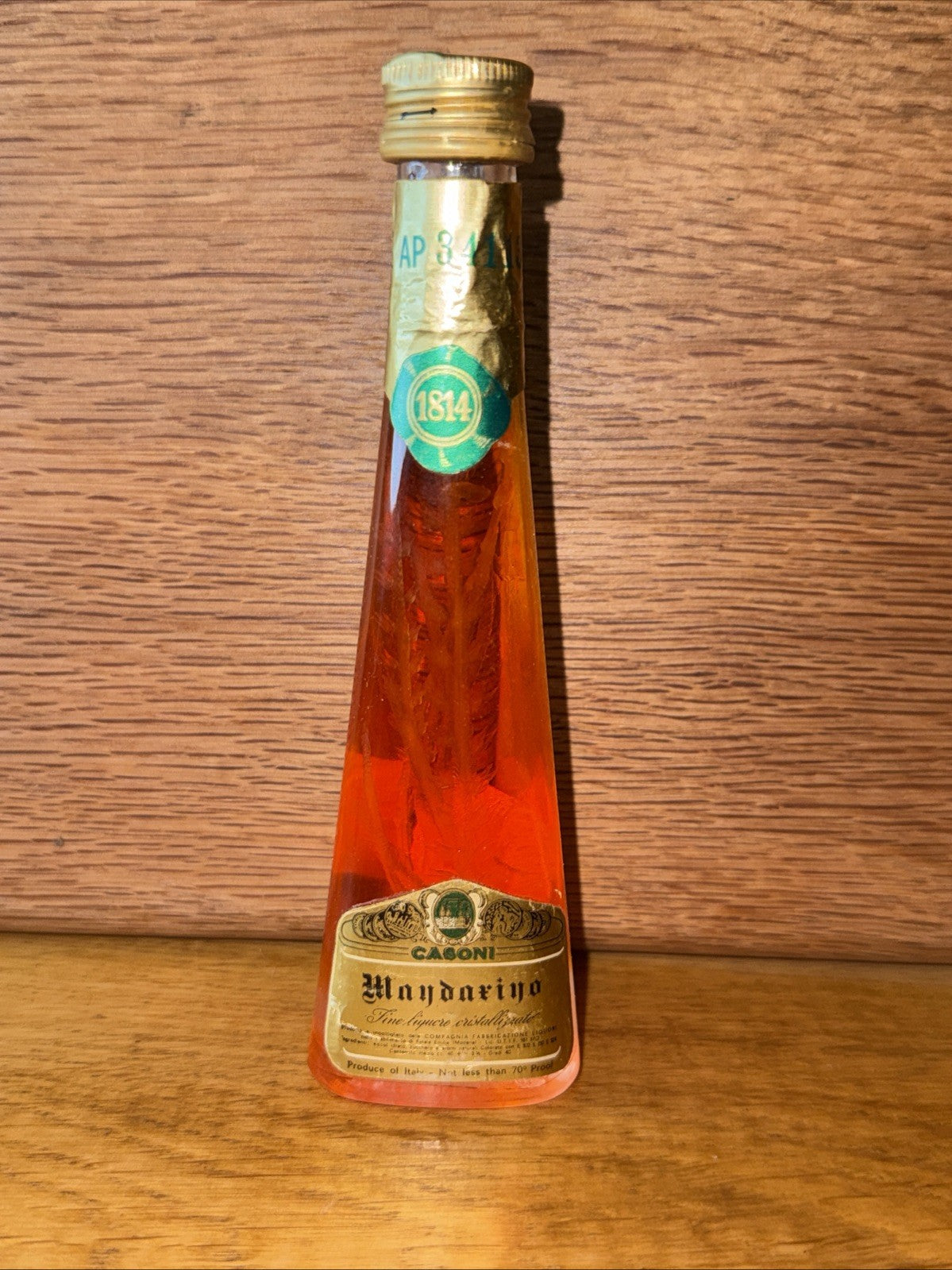 Cagoni Maydariyo Mandarin Liqueur Miniature