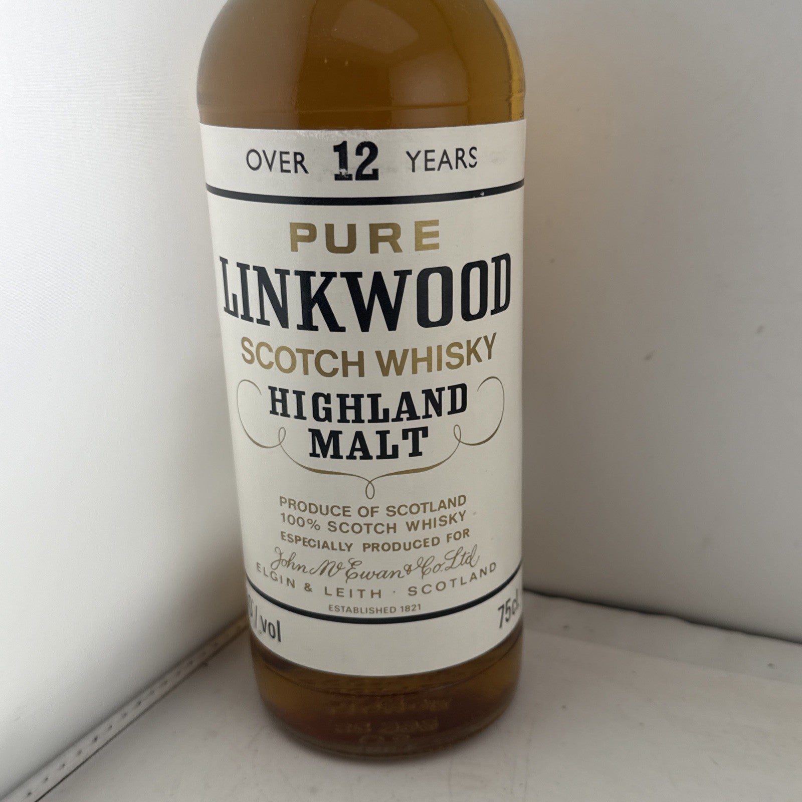 Vintage Linkwood Over 12 Year Old Pure Highland Malt Scotch Whisky 75cl 1980s
