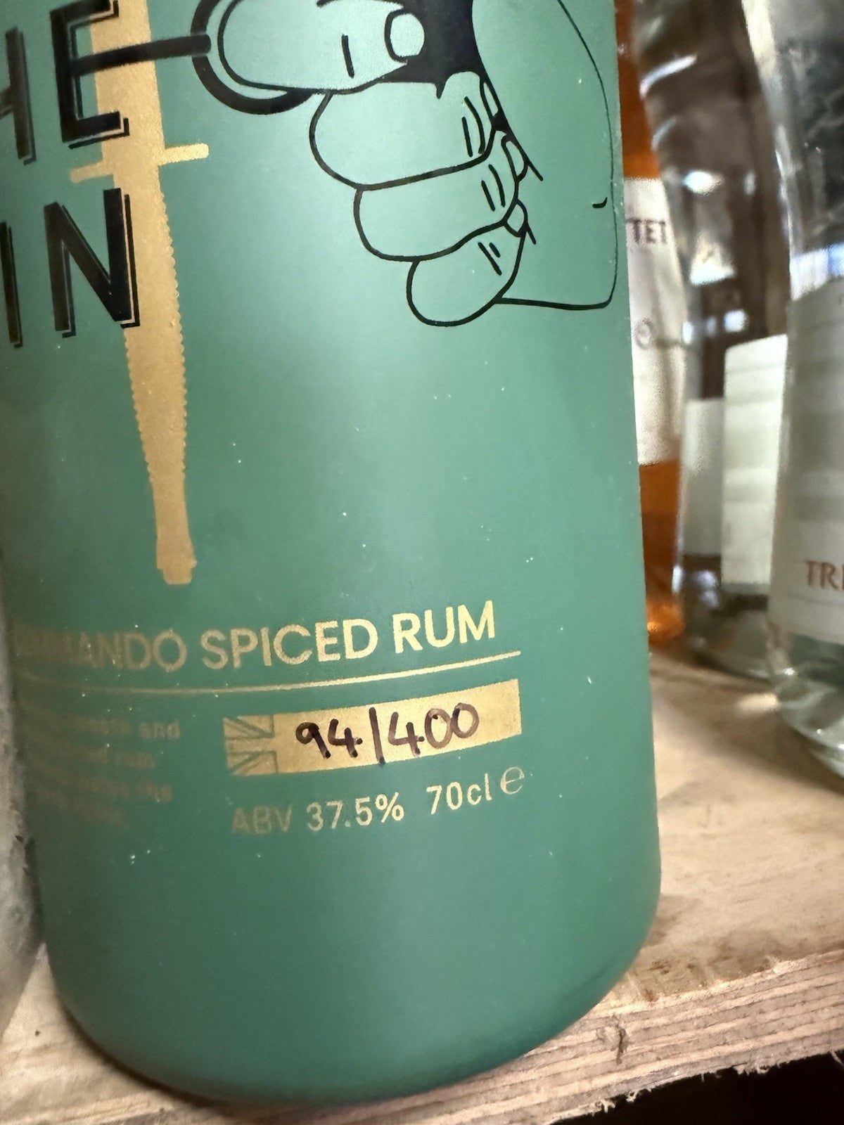 Pull The Pin Commando Spiced Rum one of only 400 bottles ever made