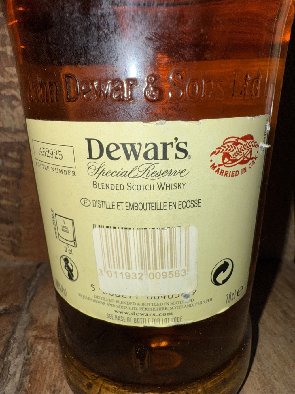 Dewars 12 Year Old Special Reserve Blended Scotch Whisky (70cl, 40% ABV)