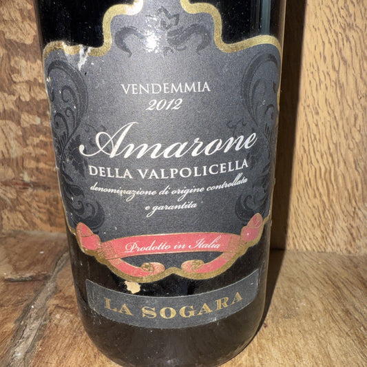 La Sogara Vendemmia Amarone della Valpolicella 2012