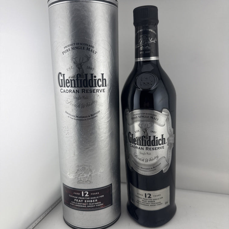 Glenfiddich Caoran Reserve 12 Year Old Single Malt Scotch Whisky 70cl With Tube