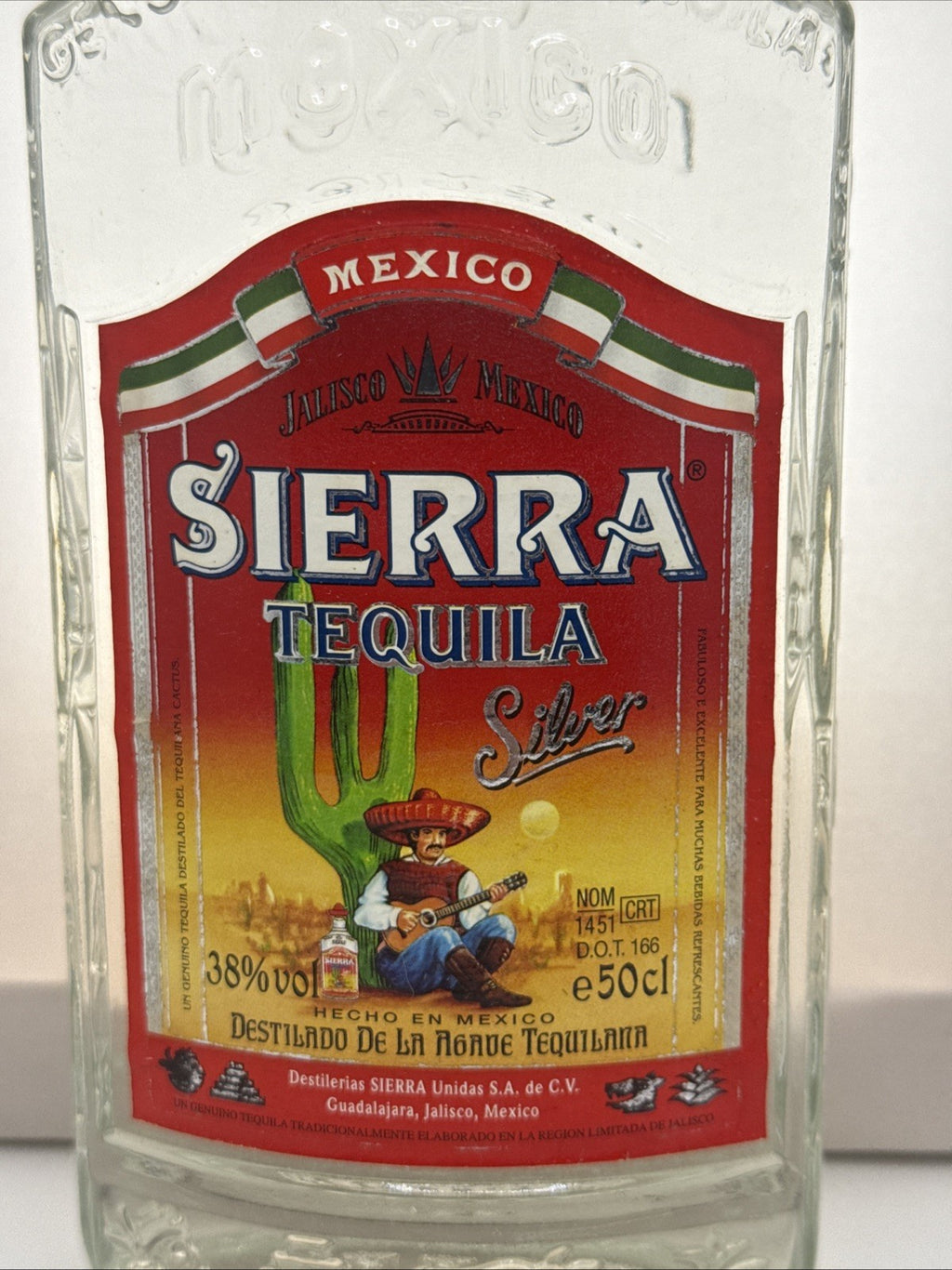 Sierra Silver Tequila — Jalisco, Mexico, 50cl 38% ABV —