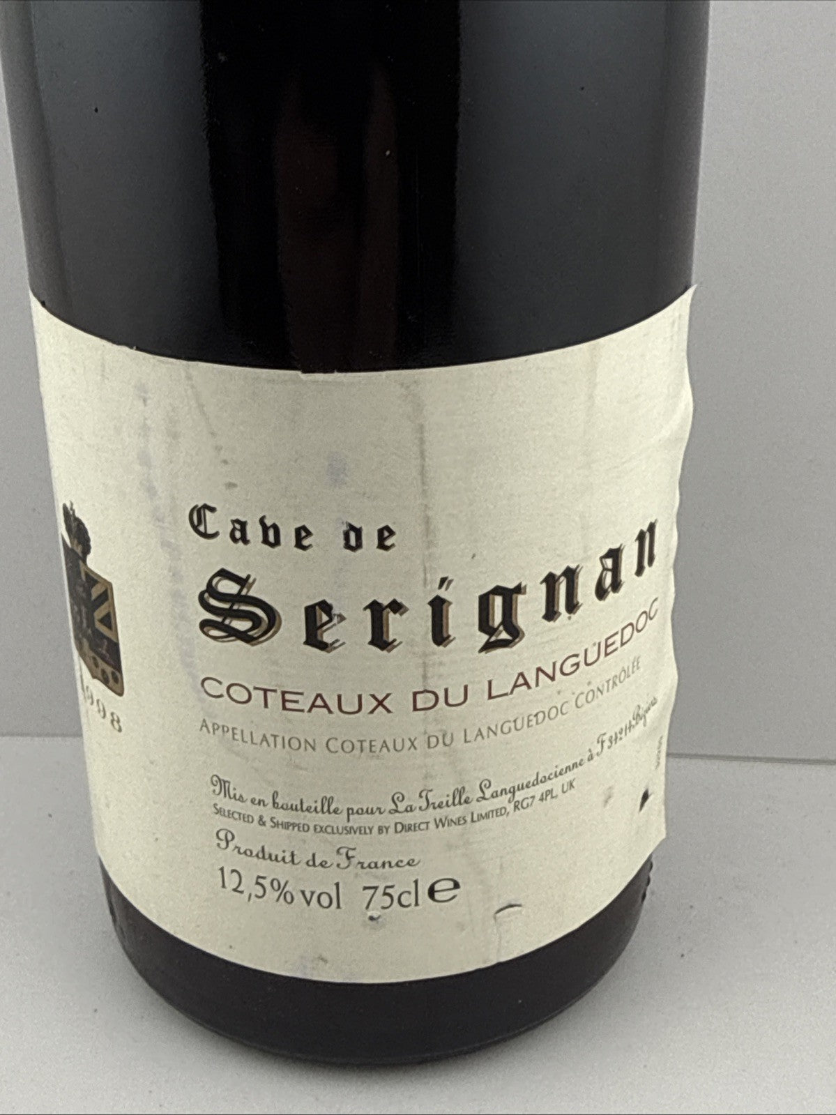 Cave de Sérignan Coteaux du Languedoc 1998 Red Wine 75cl 12.5%