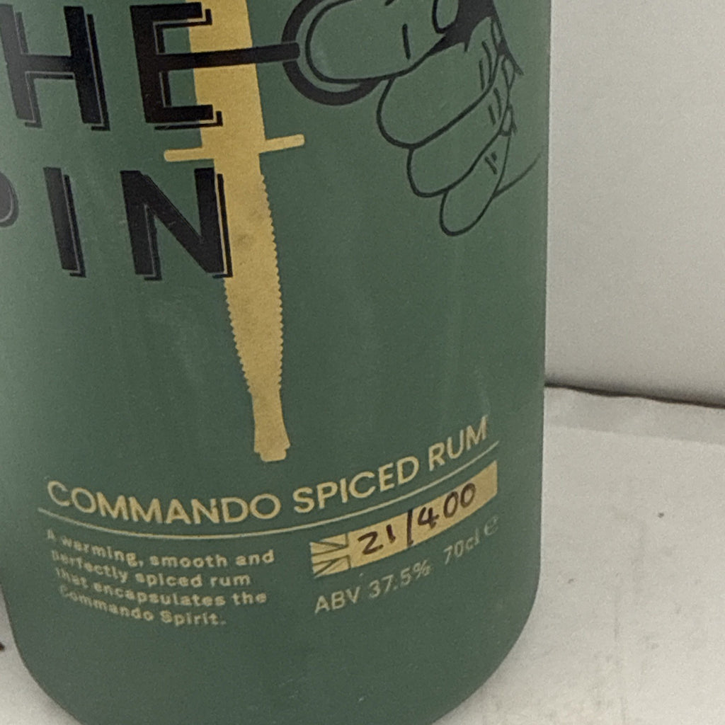 Pull The Pin Commando Spiced Rum one of only 400 bottles ever made