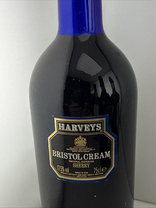 Harveys Bristol cream in Blue bottle 70cl 17.5%abv
