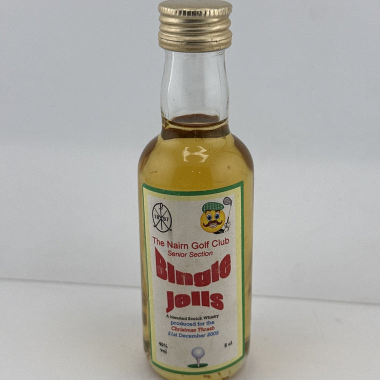 Nairn Golf Club Bingle Jolls 5cl Whisky Mini 2009