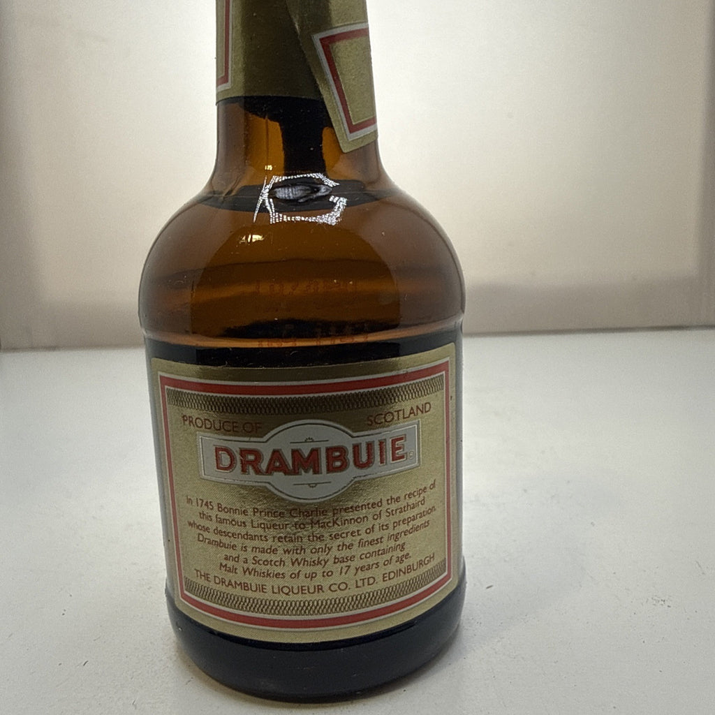 Drambuie — 50ml Scottish Liqueur Miniature — Prince Charles Label