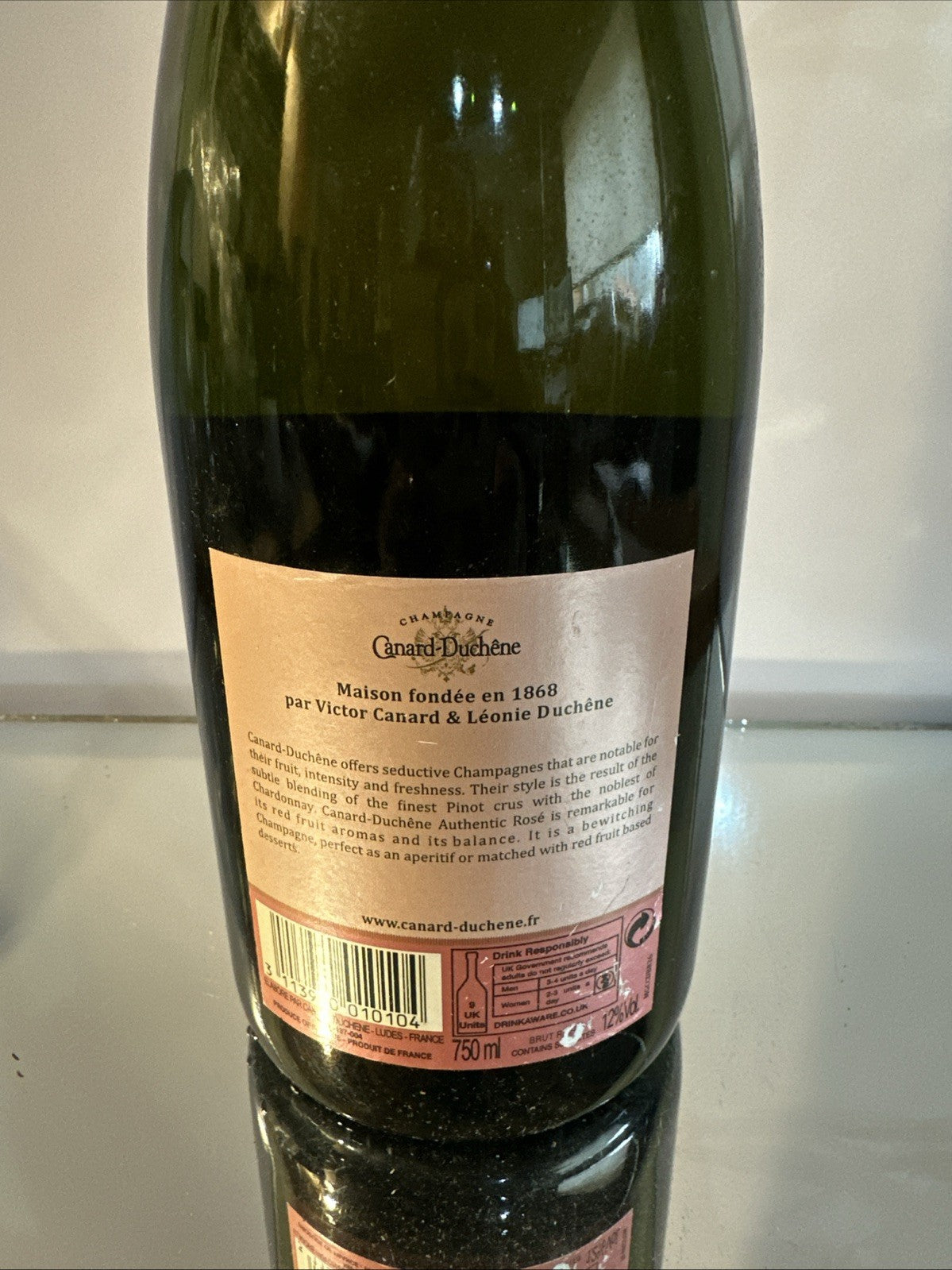Canard-Duchêne Brut Rosé Champagne.