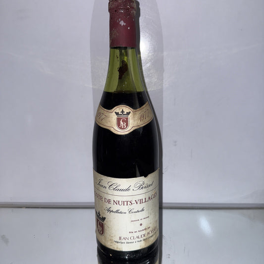 1977 Jean Claude Boisset Côte de Nuits-Villages Vintage