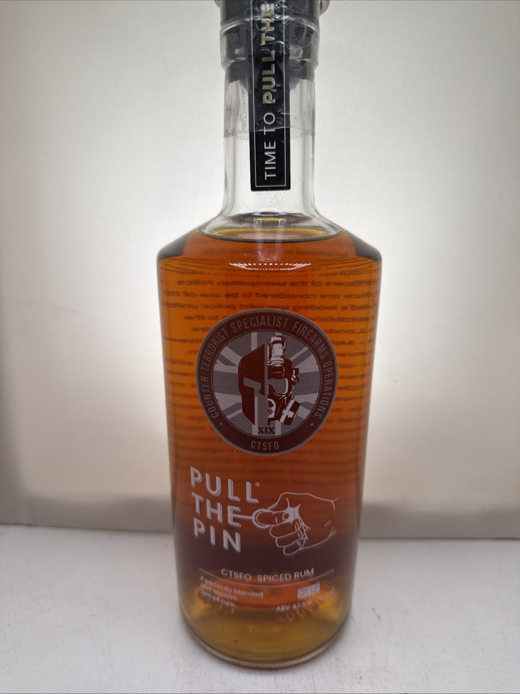 Pull The Pin Counter Terrorist Specialist Firearms Operations Spiced Rum RARE!!