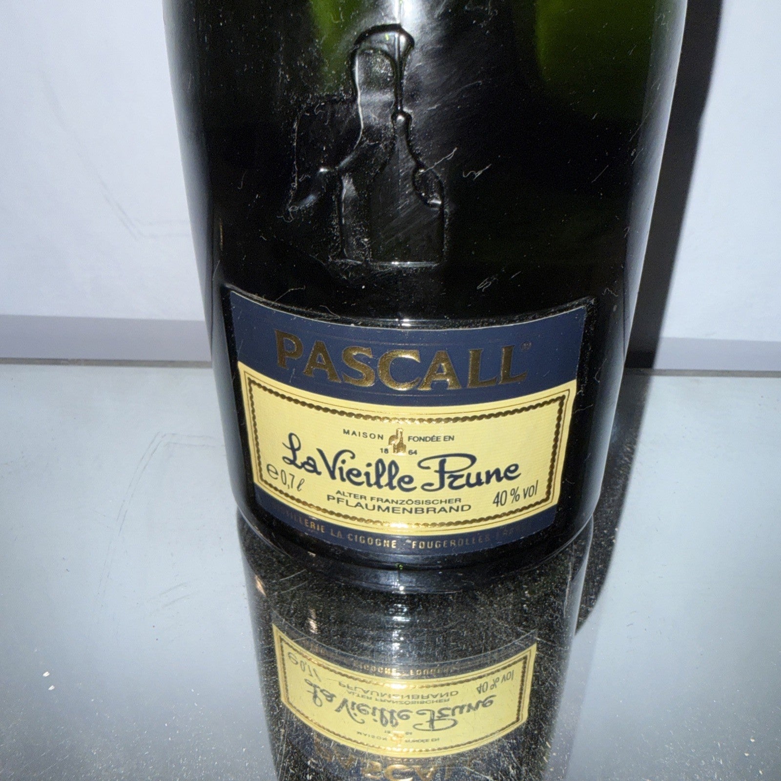 Maison Pascal La Vieille Prune Eau-de-Vie 1990s Bottle