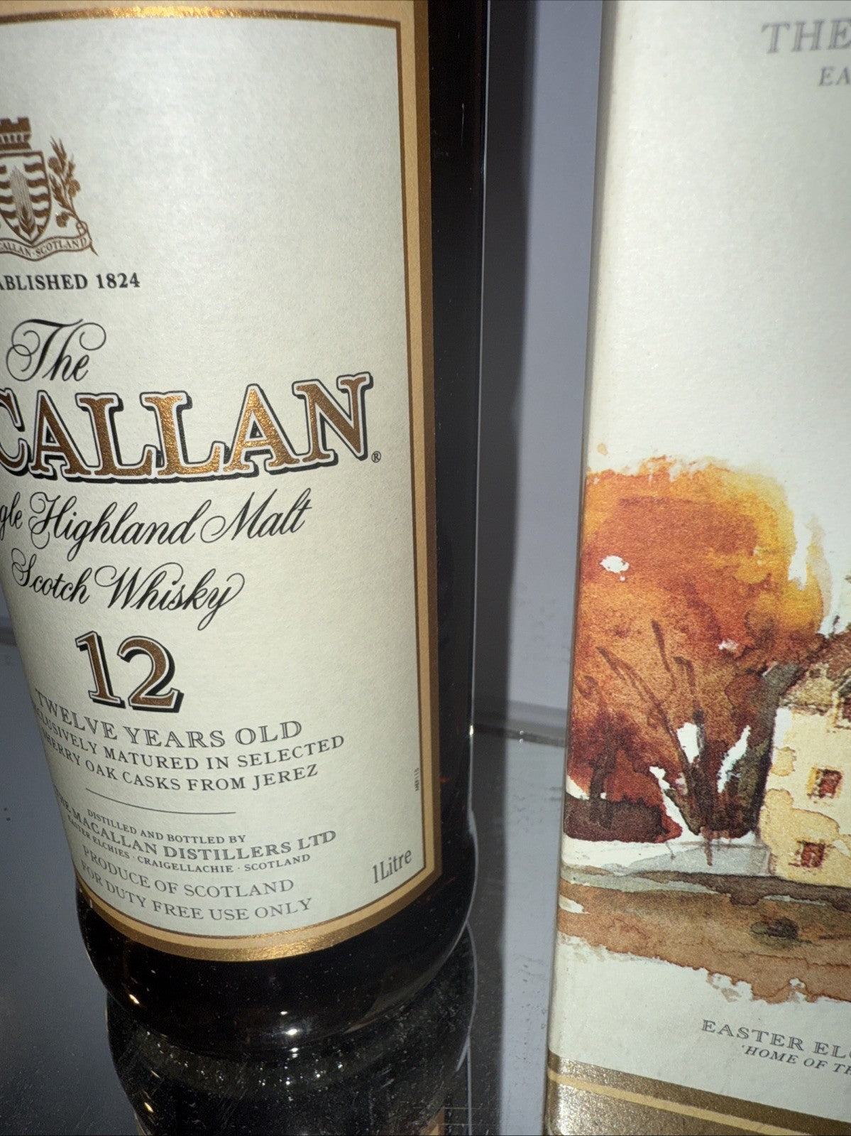 The Macallan 12 year Single Highland Malt Sherry Oak 1L Bottle (estimate 1990)