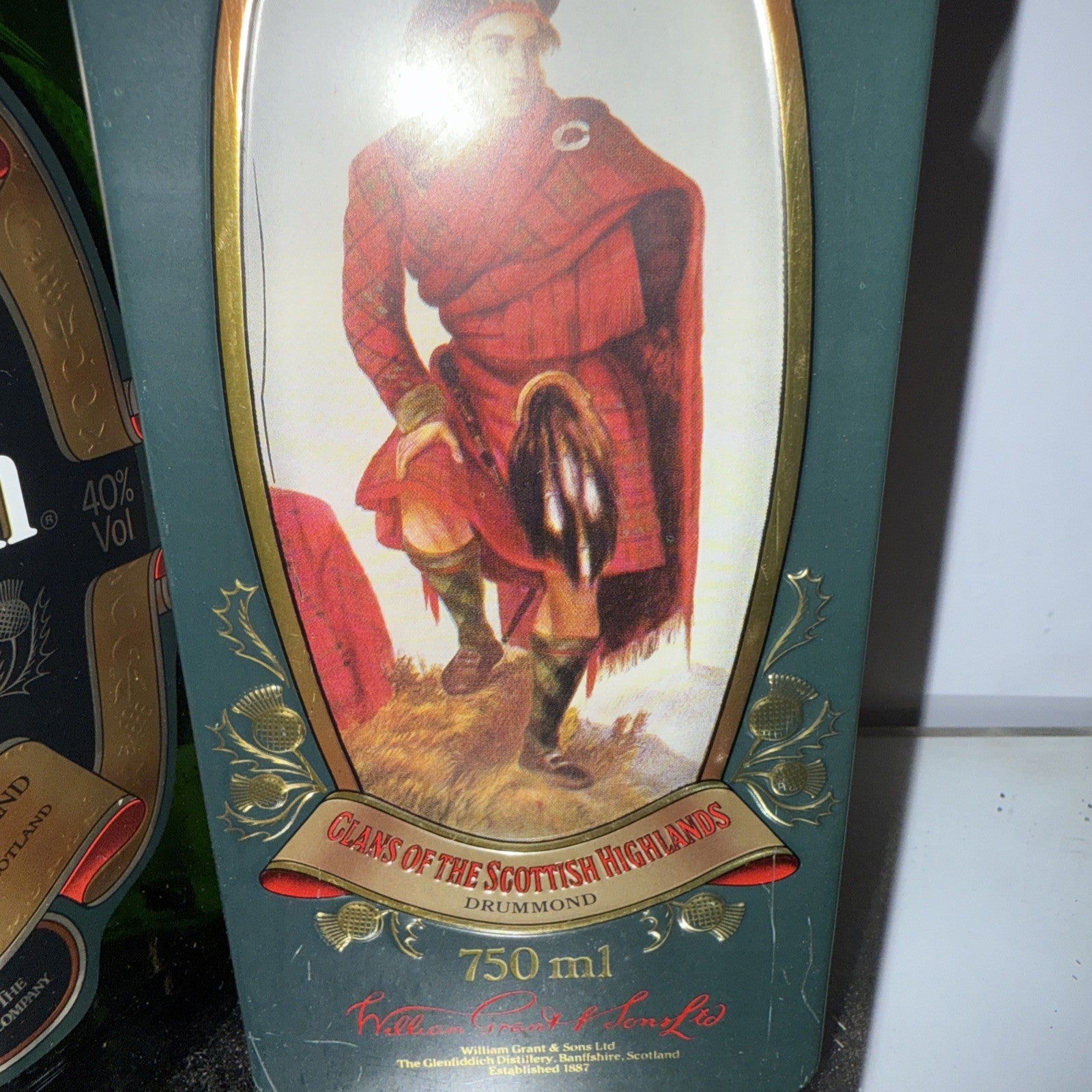 1975-85 Bottle Glenfiddich Special Old Reserve Pure Malt Whisky  Clan Drummond