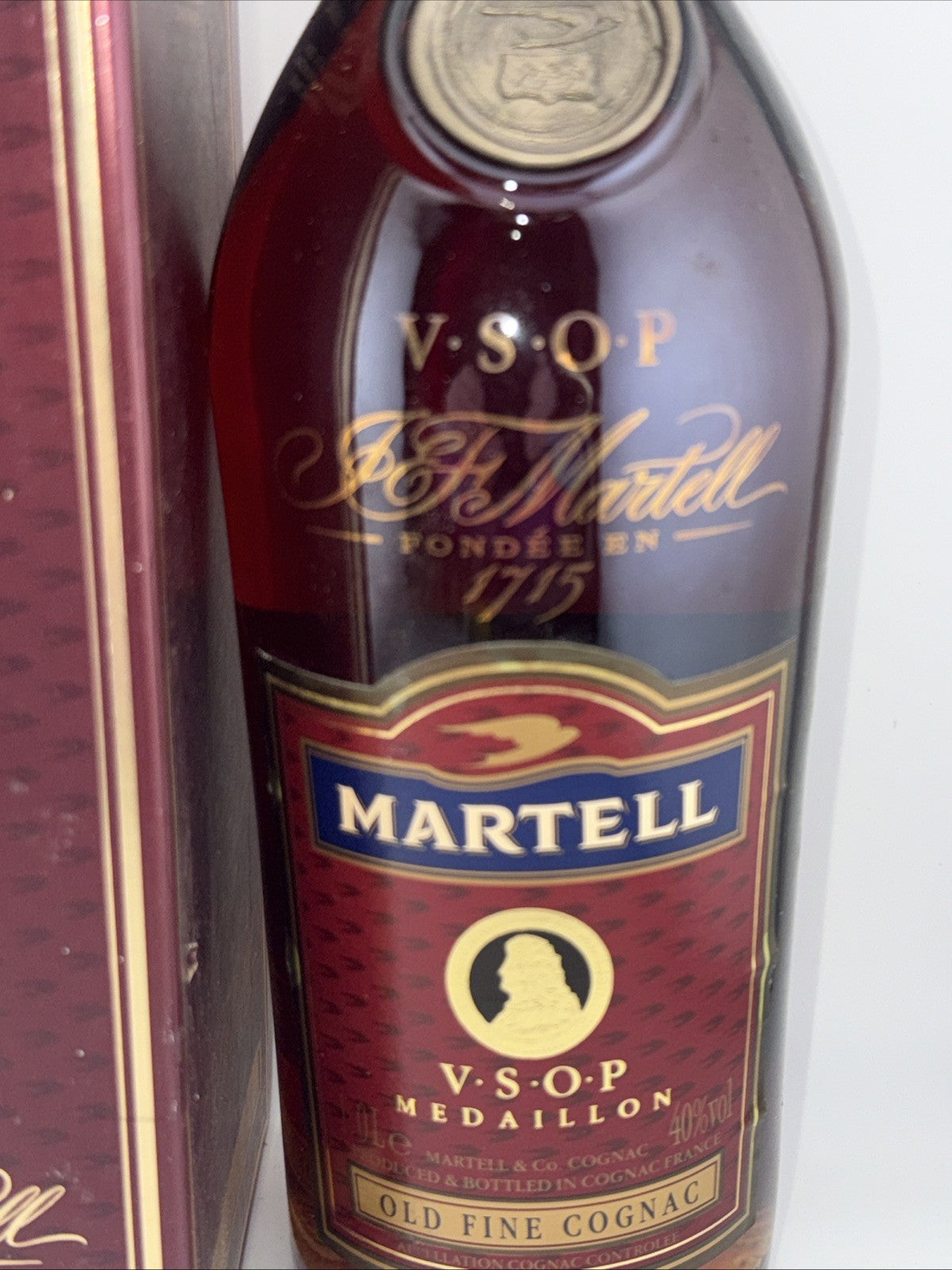 Martell Médaillon VSOP – Special Reserve Liqueur Cognac 1990s To Early 2000s