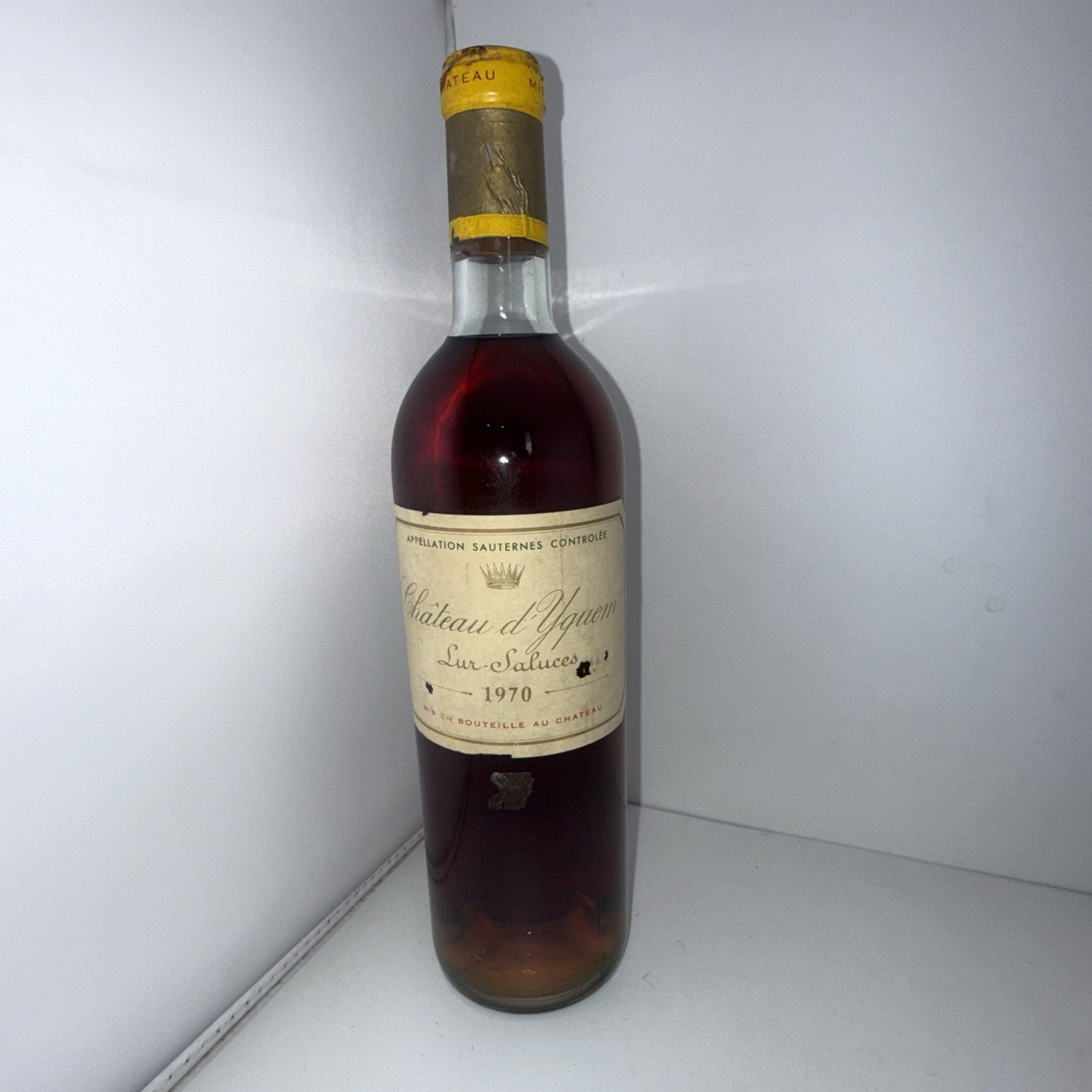 1970 Chateau d’Yquem Sauternes Premier Cru Classe 75cl France Good Condition