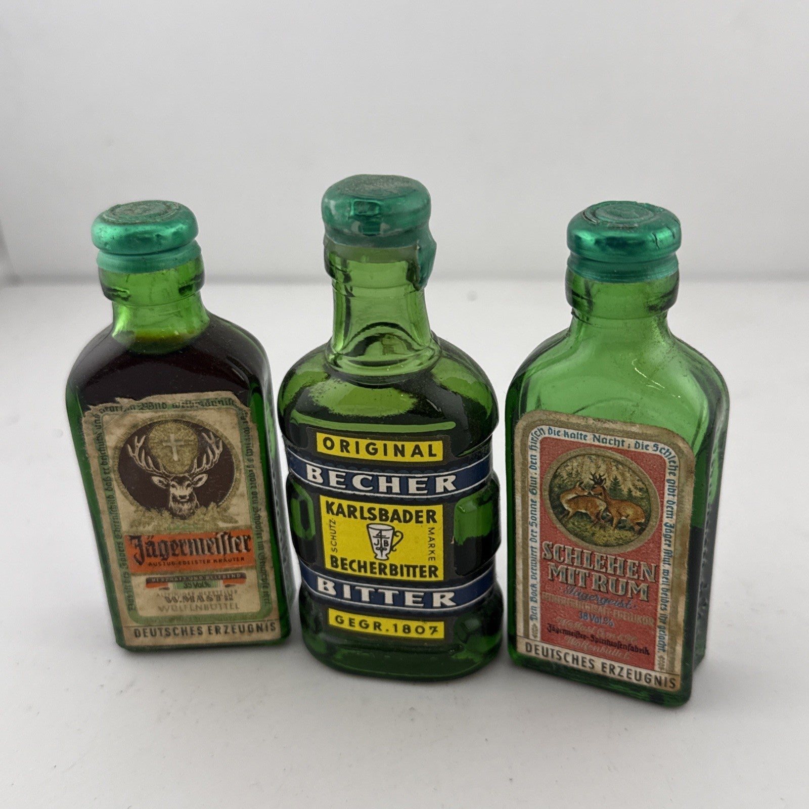 Vintage German & Czech Liqueur Miniatures – Inc Jägermeister