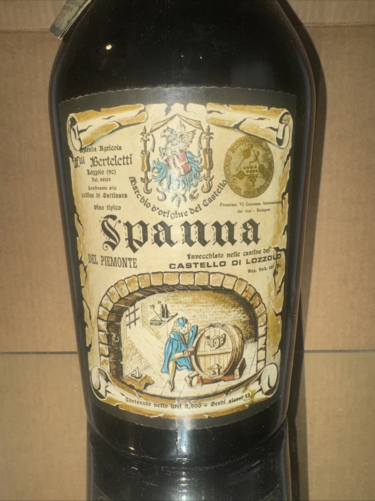 Berteletti 1971 - RARE BOTTLE of 3.8 Liters