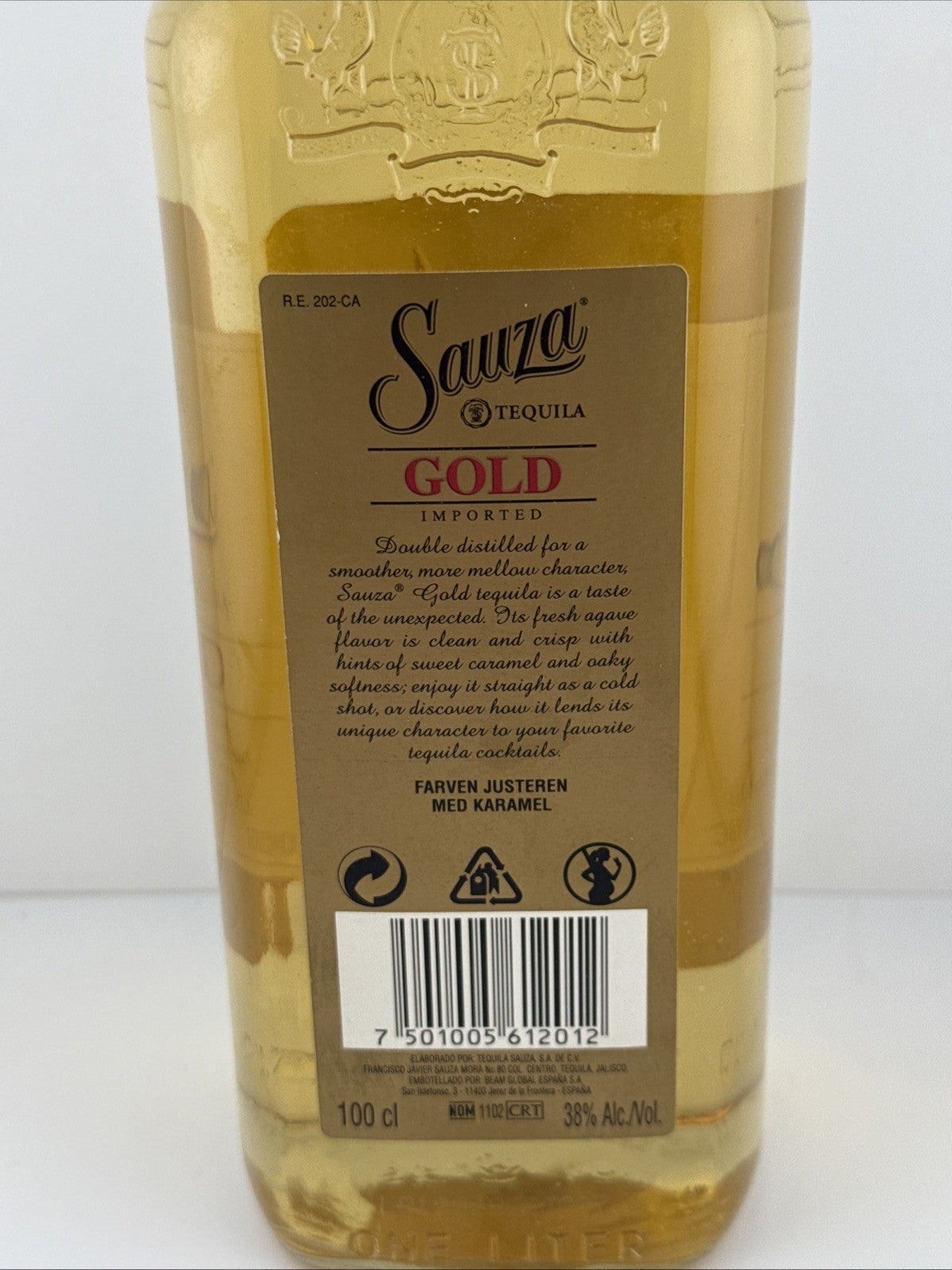 Sauza Gold Tequila 1L 38%abv