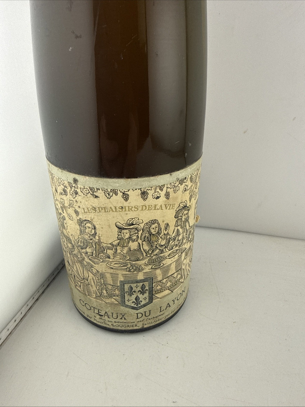 Vintage Maurice Bougrier Coteaux du Layon Loire Wine 75cl 1960s