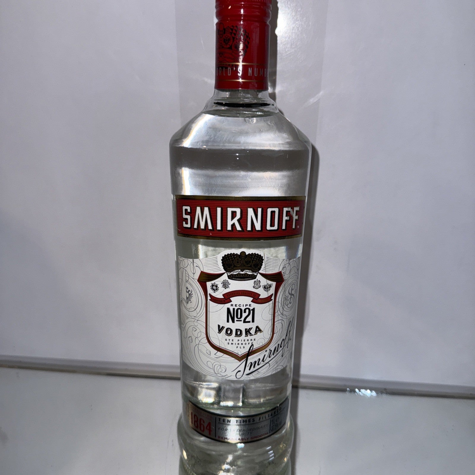 Smirnoff  Triple Distilled 21 Vodka 1L Bottle
