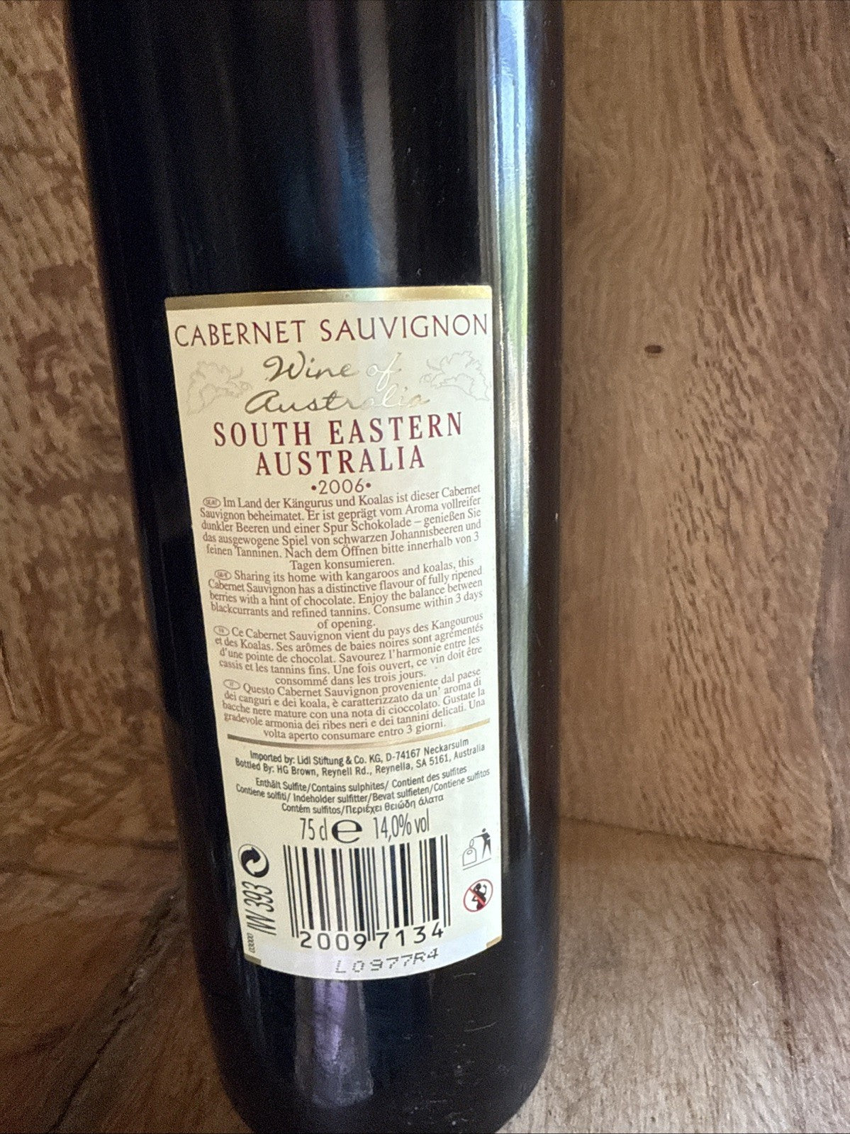 Rose Creek Cabenet Sauvignon 2006 Australia