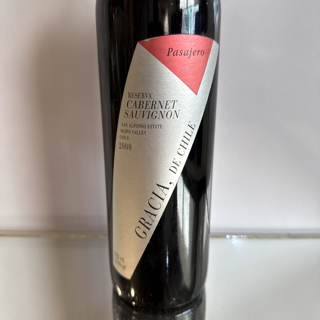 Gracia de Chile Reserva Especial Pasajero Cabernet Sauvignon 2000 Red  Vintage
