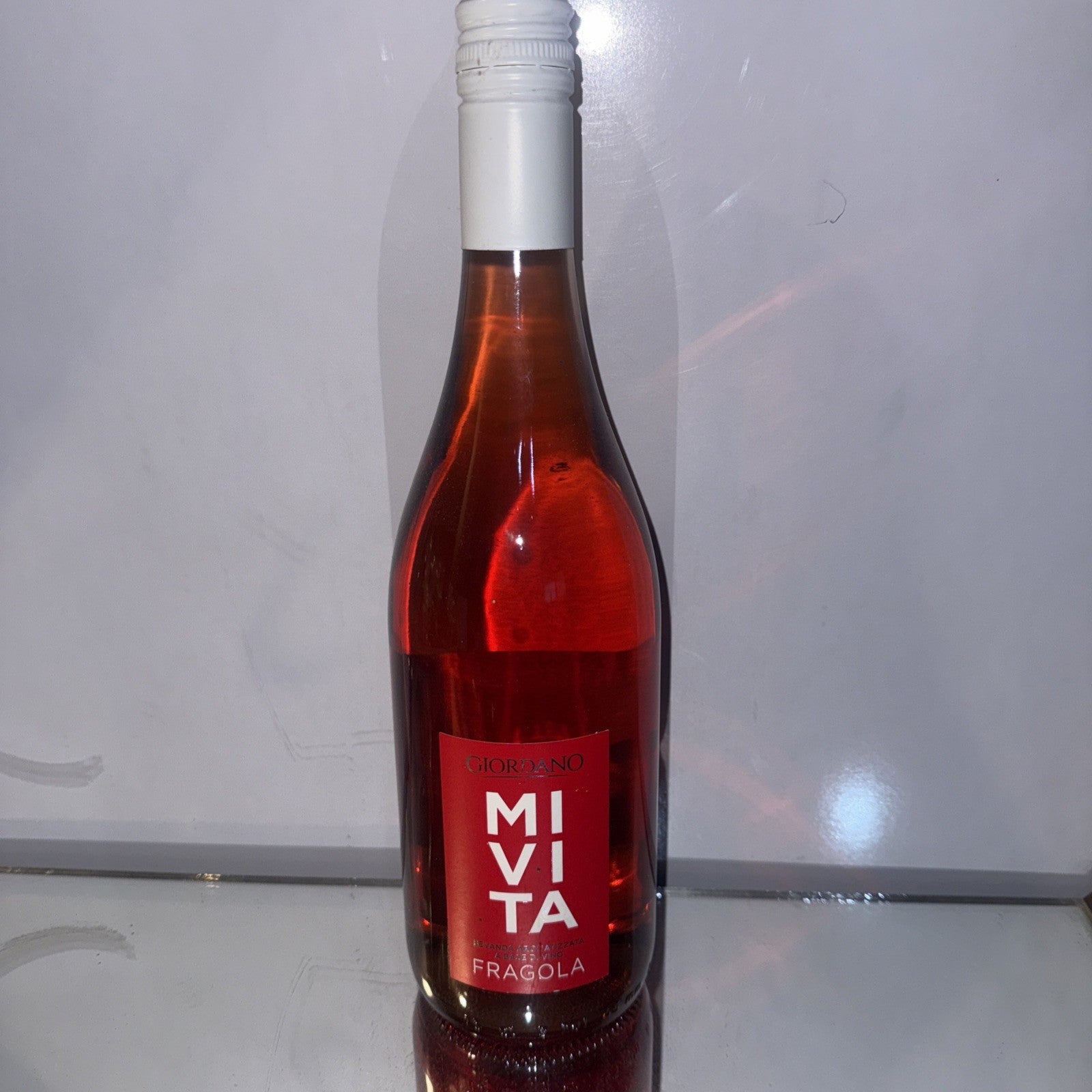 Giordano “MiVita Fragola” (strawberry-flavored, aromatized wine