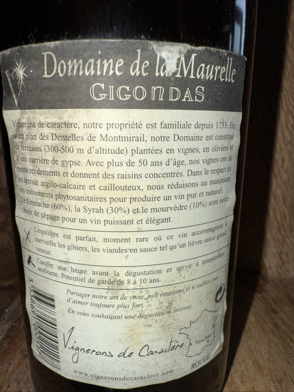 Domaine De La Maurelle Gigondas 2003