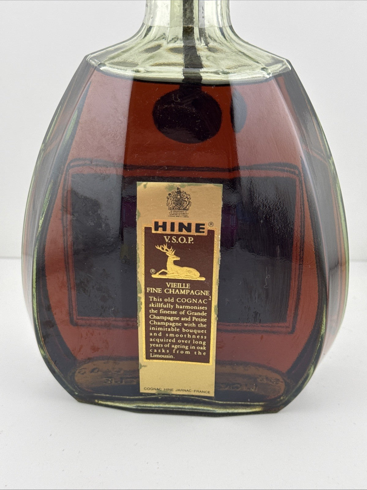 Hine V.S.O.P. Vieille Fine Champagne Cognac – 1 Litre Late 1970s Bottle