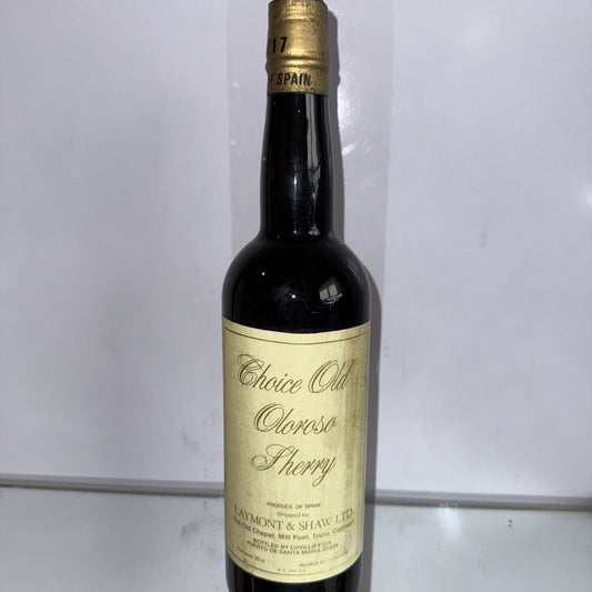 Choice Old Oloroso Sherry, a dry  produced by Bodegas de Santa Maria