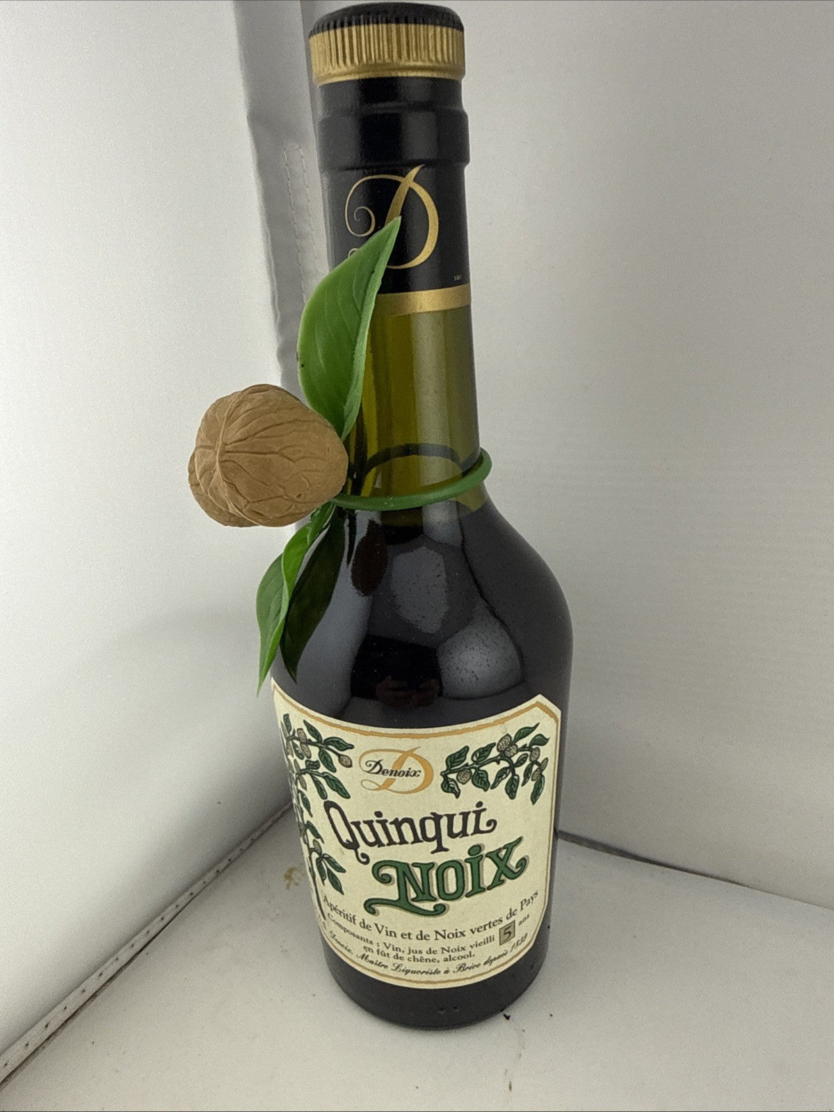 Denoix Quinqui Noix French Walnut Aperitif 75cl Old Bottling Full 1980s