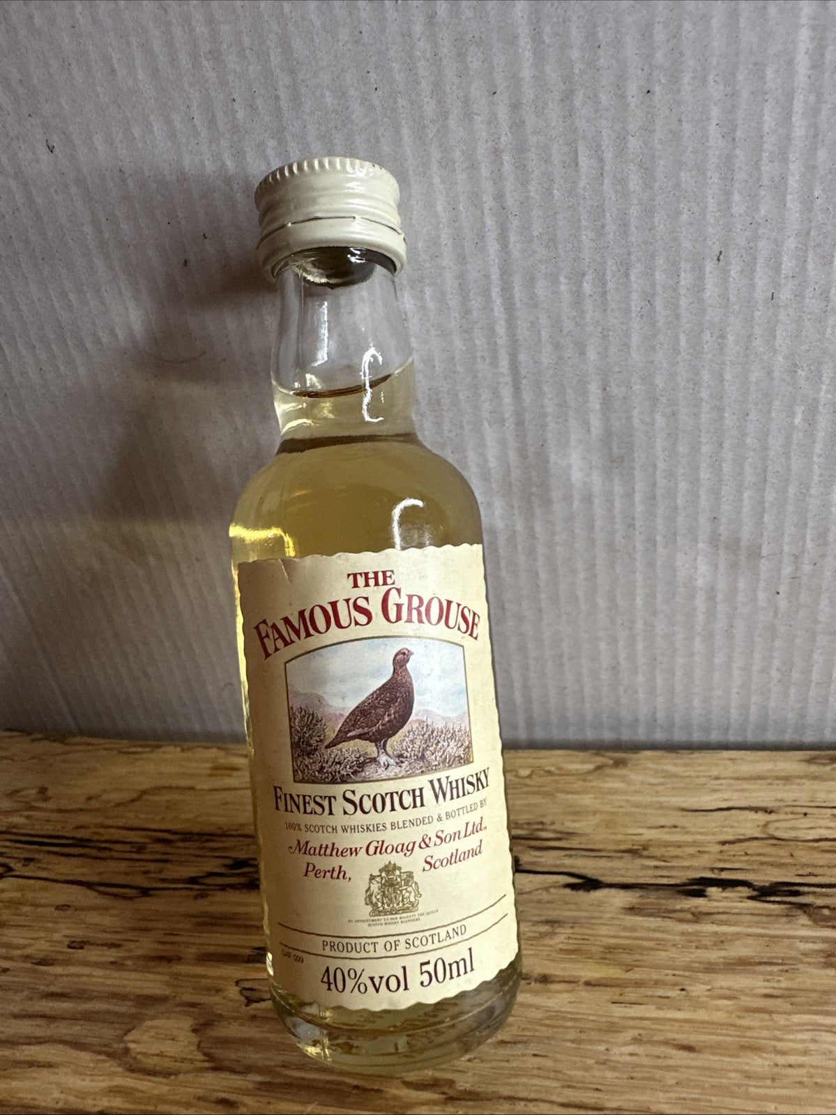 The Famous Grouse Finest Scotch Whisky Miniature