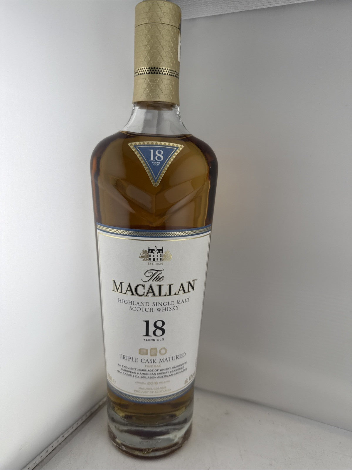 Macallan 18 Year Old Triple Cask Matured Annual 2018 Release 70cl Boxed