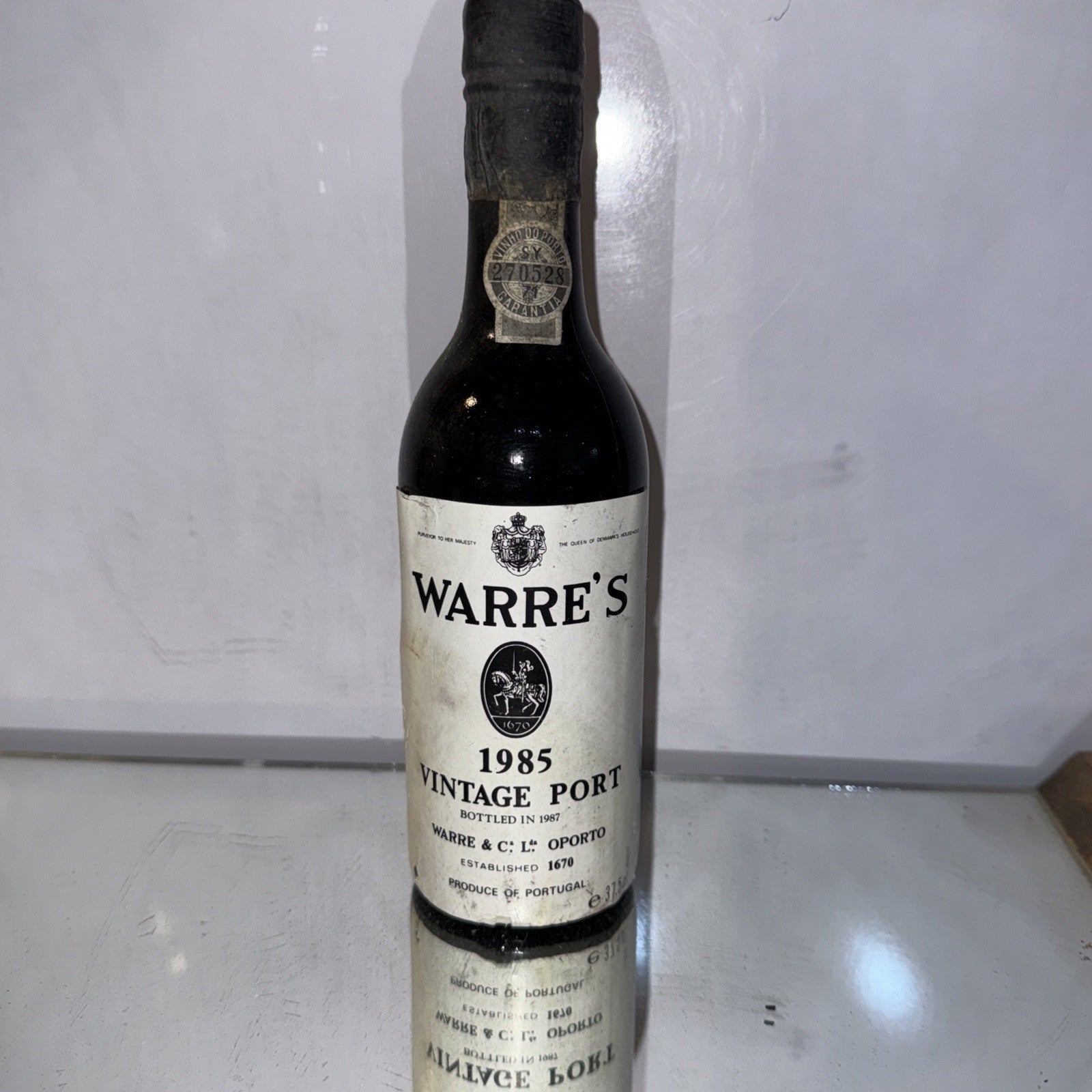 1/2 Bottle Warre's 1985 Vintage Port