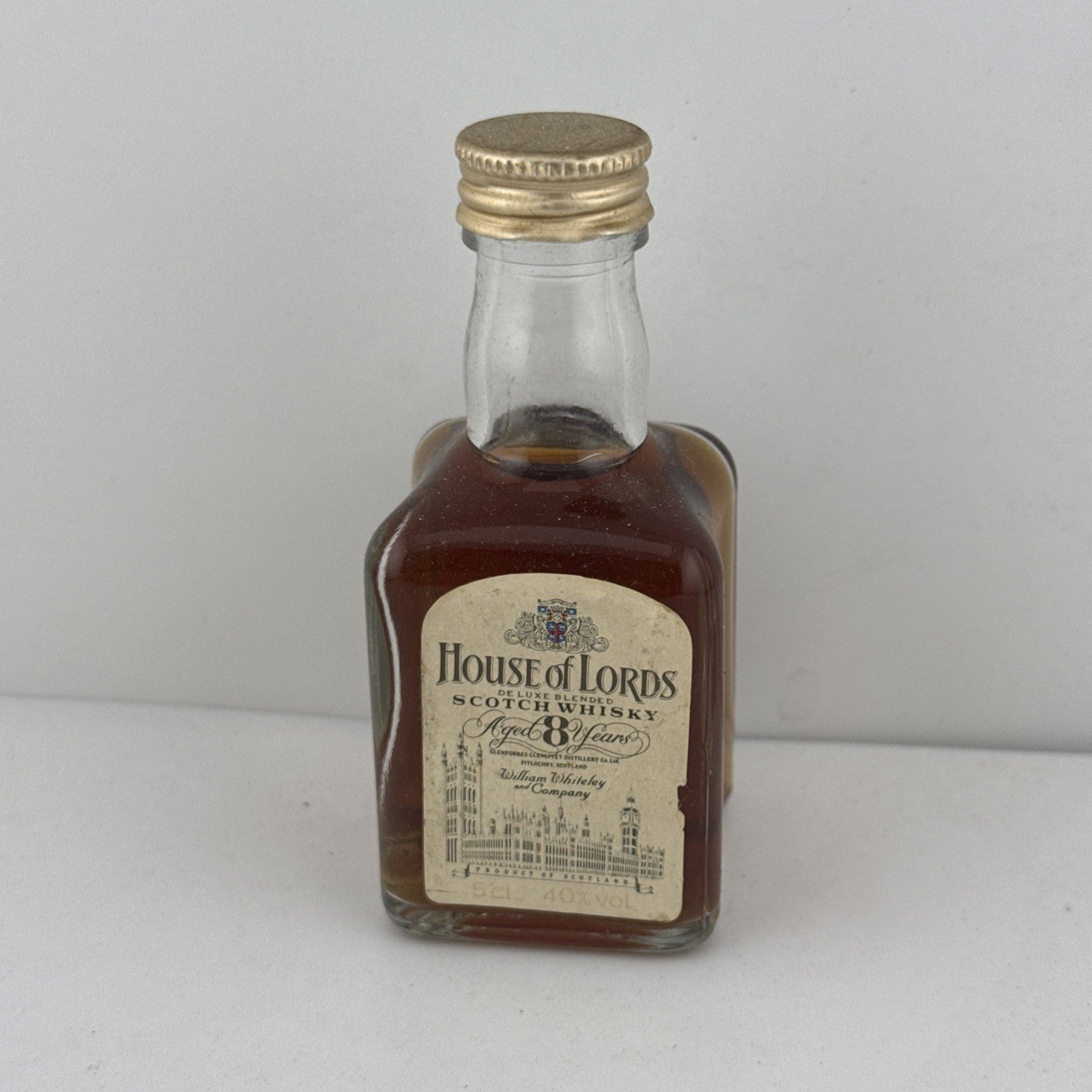 Vintage House of Lords 8 Year Old Scotch Whisky Miniature 5cl 40%