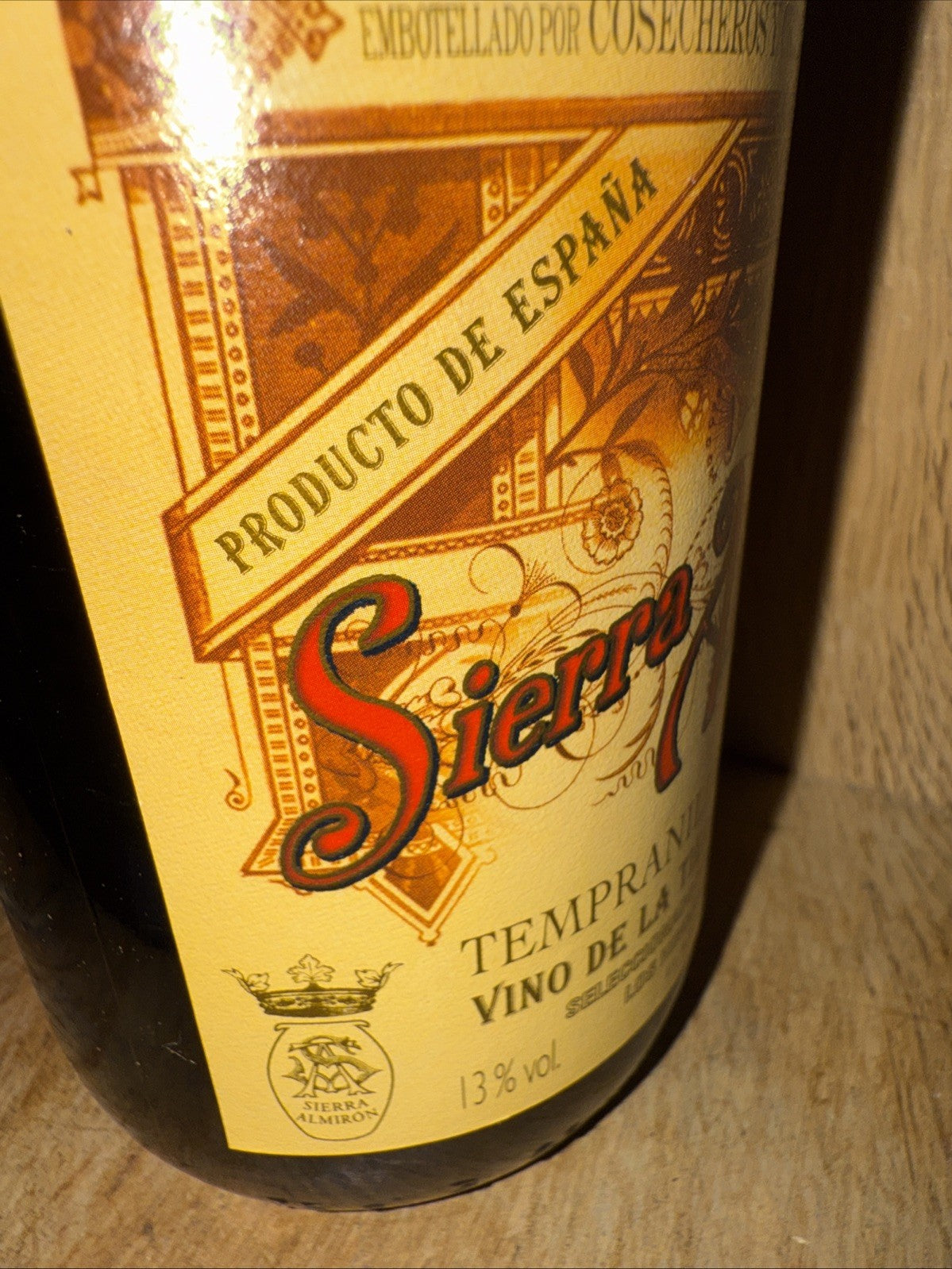 Sierra Almiron 2004 Tempranillo Garnacha