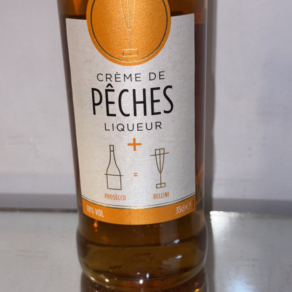 Crème de Pêches (peach liqueur) For Bellini cocktails😀