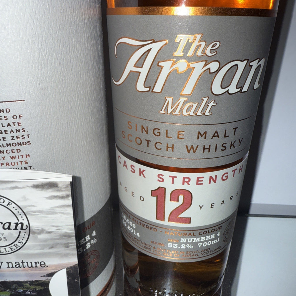 Arran 12 Year Old Cask Strength Batch 4 2014 at 53.2% ABV