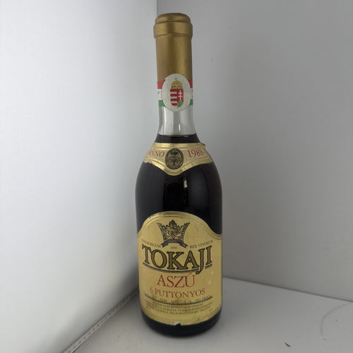 1988 Tokaji Aszu 6 Puttonyos Hungarian Sweet Dessert Wine 50cl