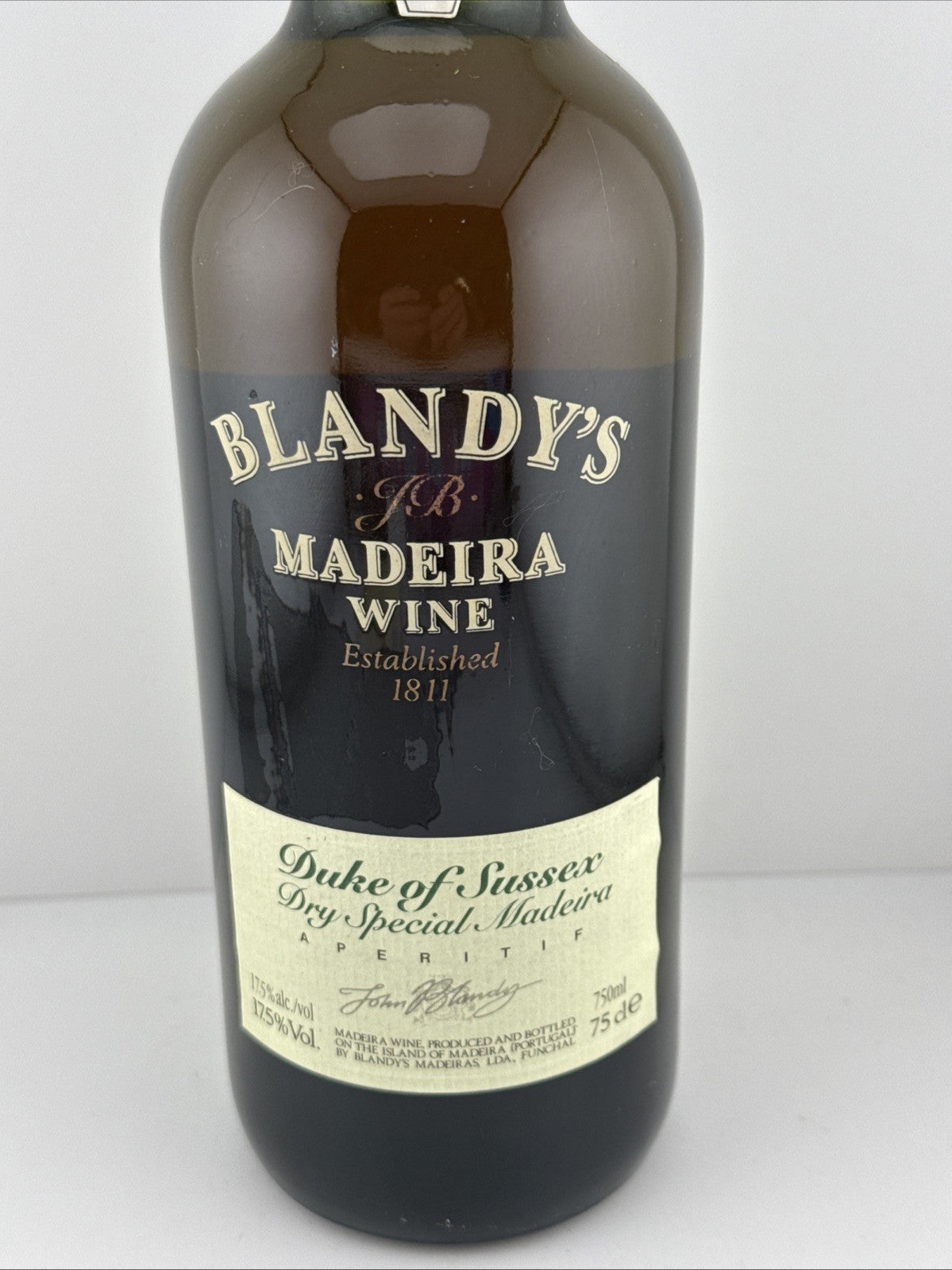 Blandy’s Duke of Sussex – Dry Special Madeira Late 90s Bottled