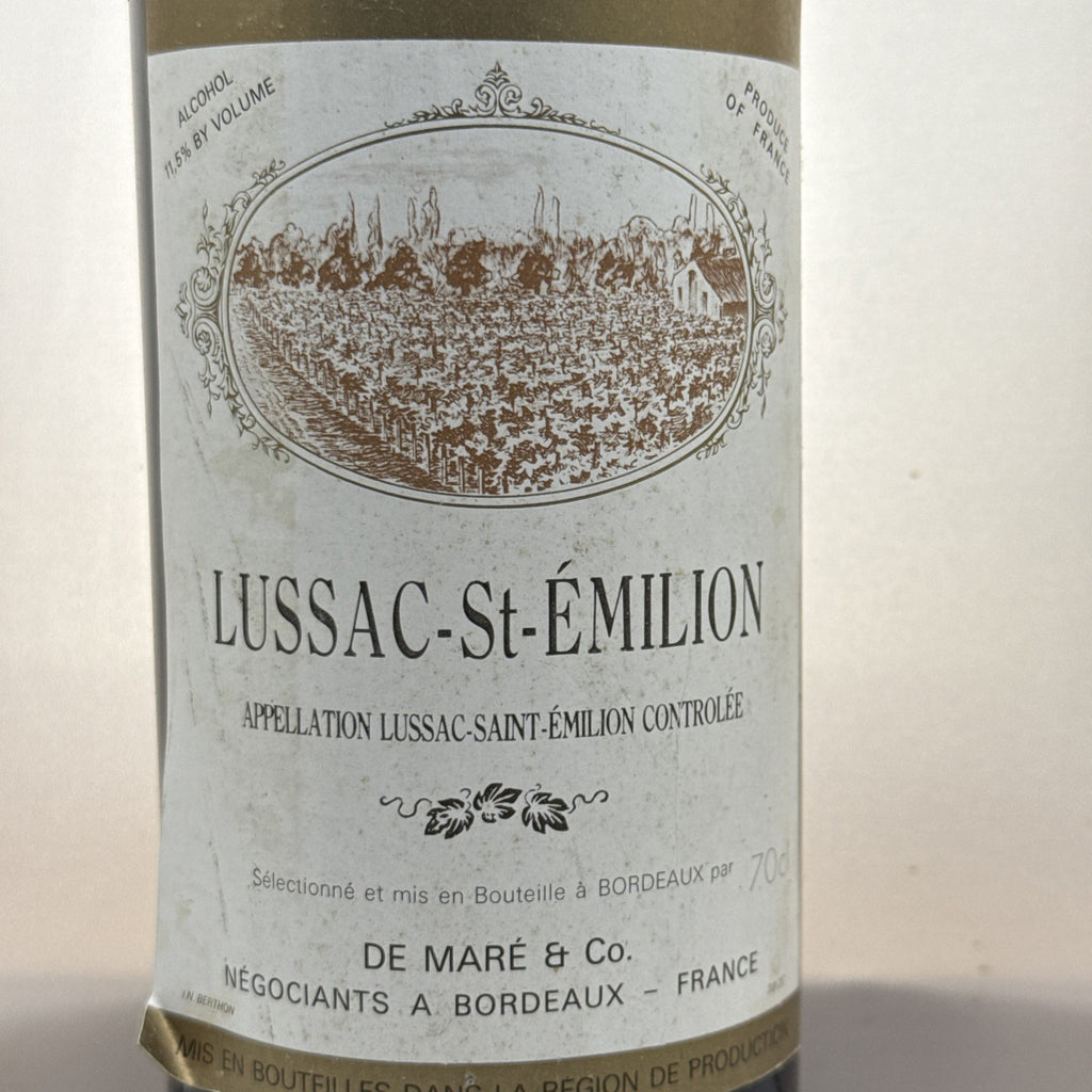 Vintage De Maré Lussac-Saint-Émilion Bordeaux 70cl 11.5% c1970s