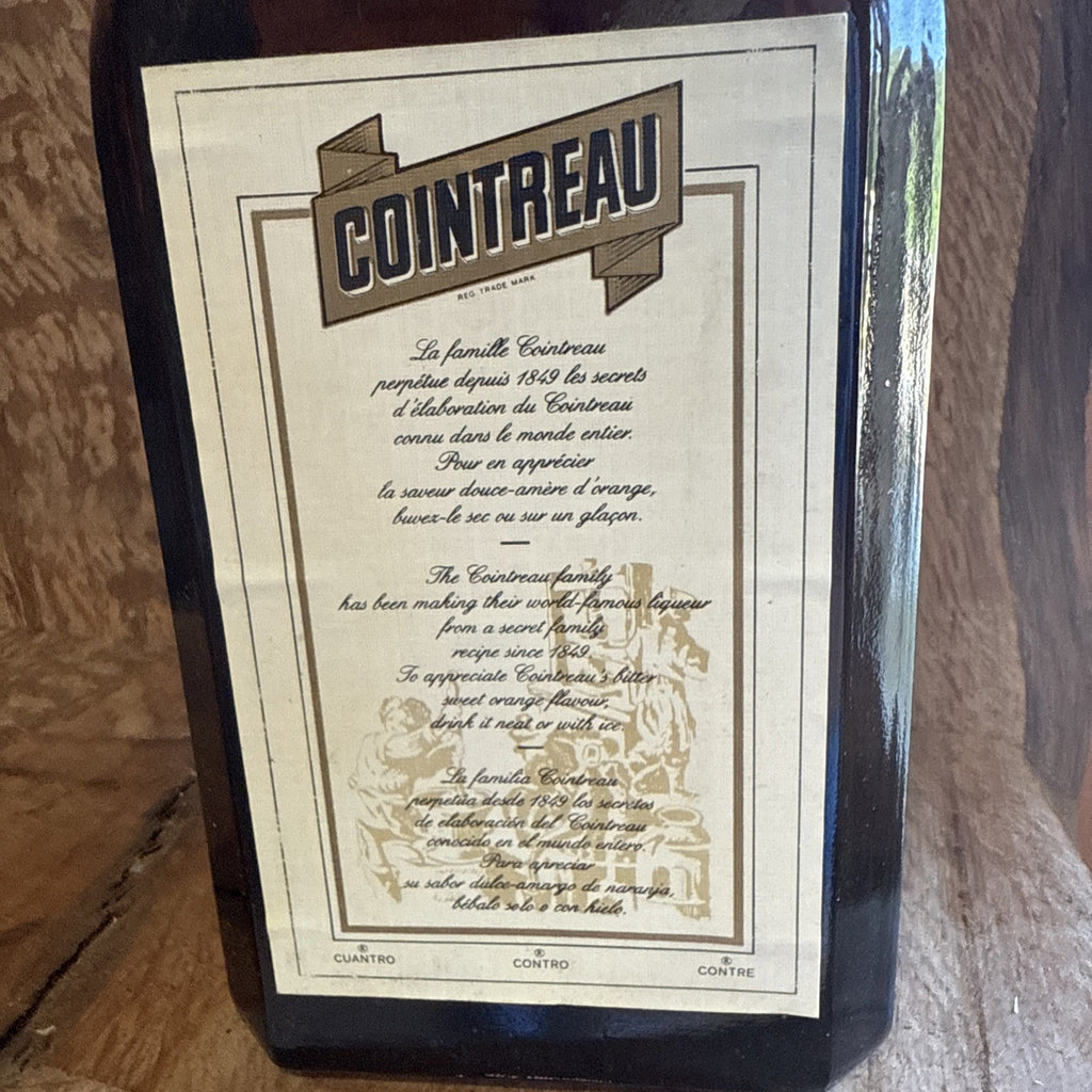 Cointreau 1 litre bottled in 1980s (see label)