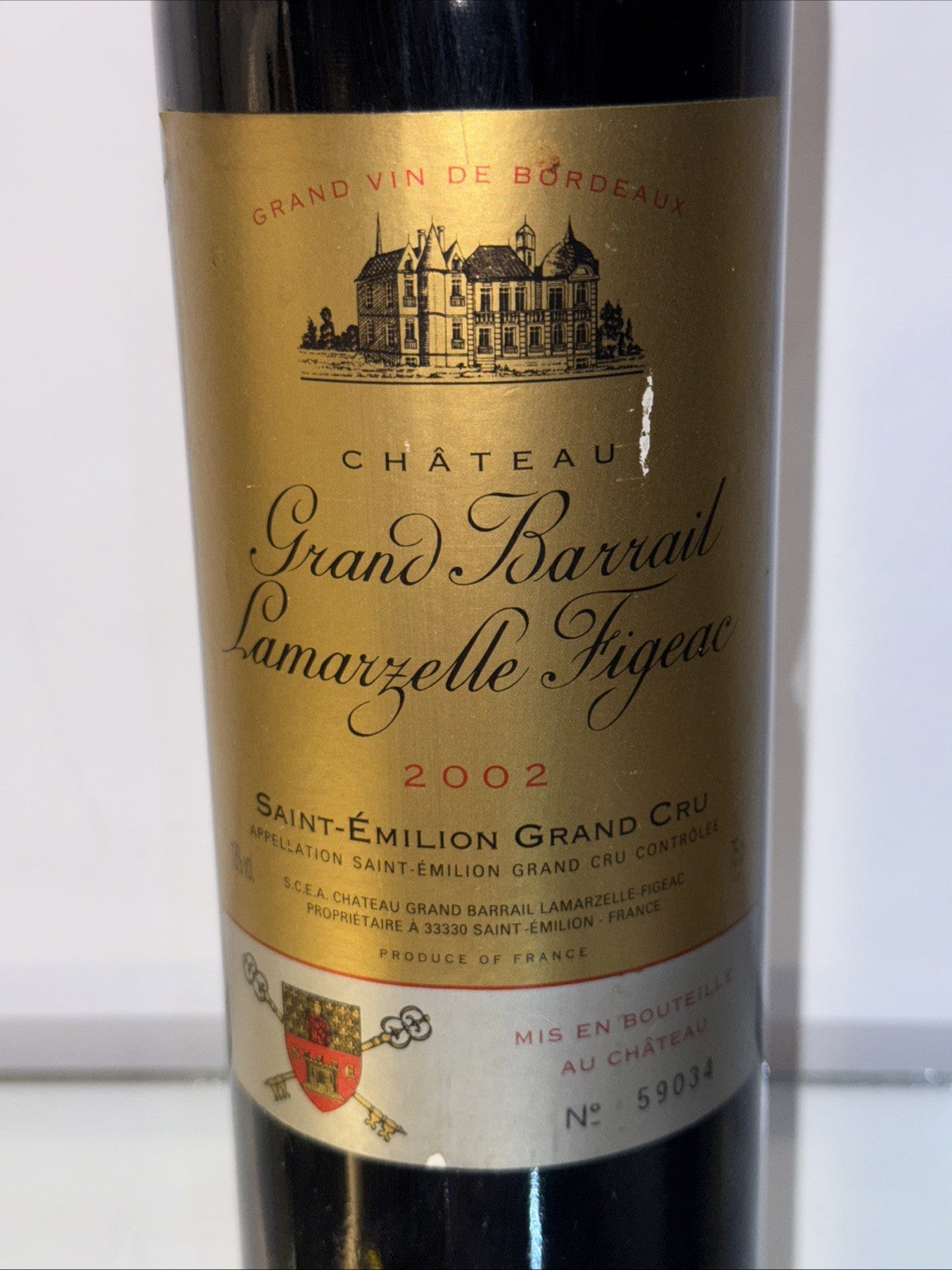 Château Grand Barrail Lamarzelle Figeac 2002 Saint-Émilion Grand Cru