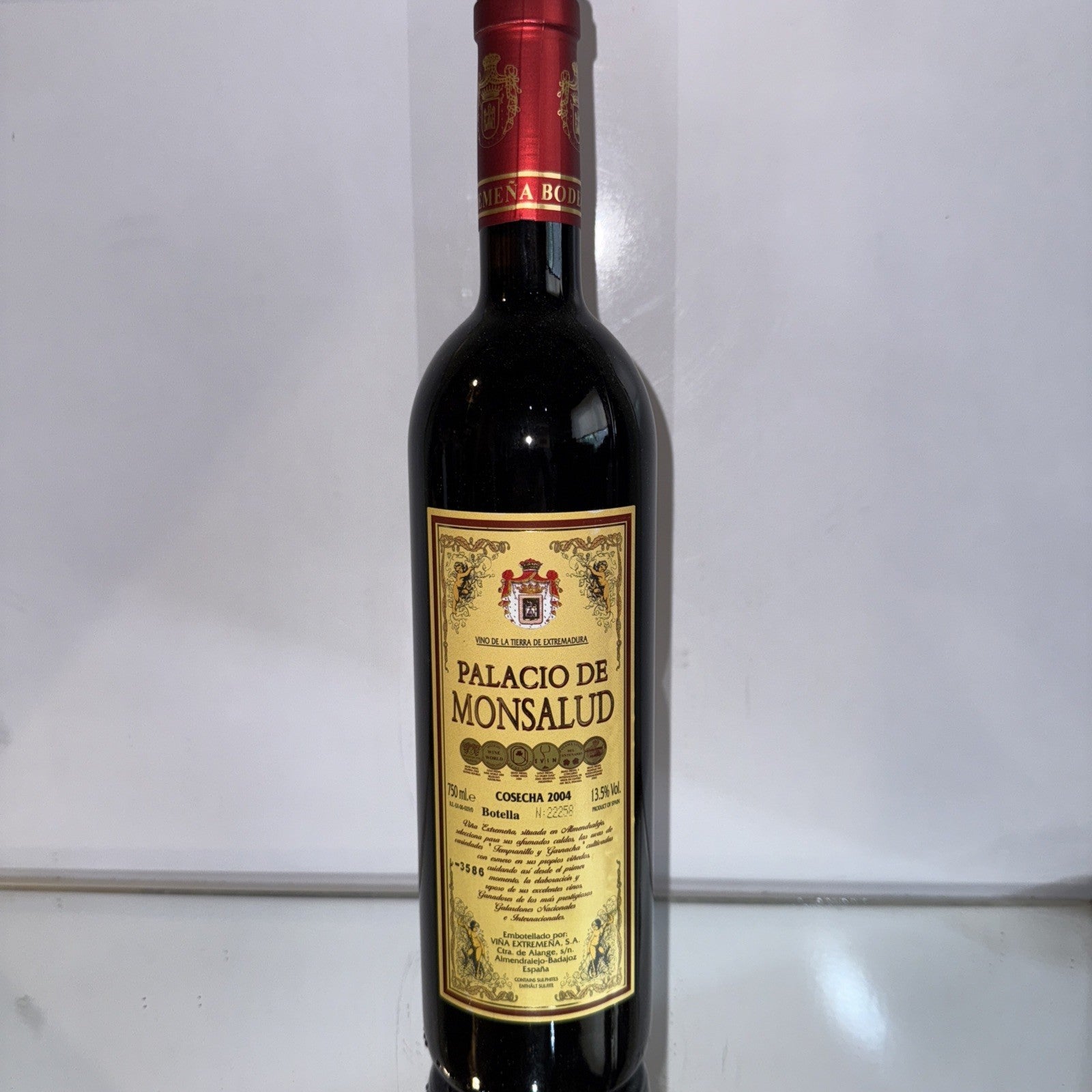 Palacio de Monsalud 2004 Vintage Spanish Red