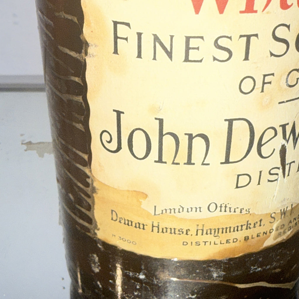 John Dewar & Sons “White Label” Blended Scotch Whisky Bottles Nov 1934